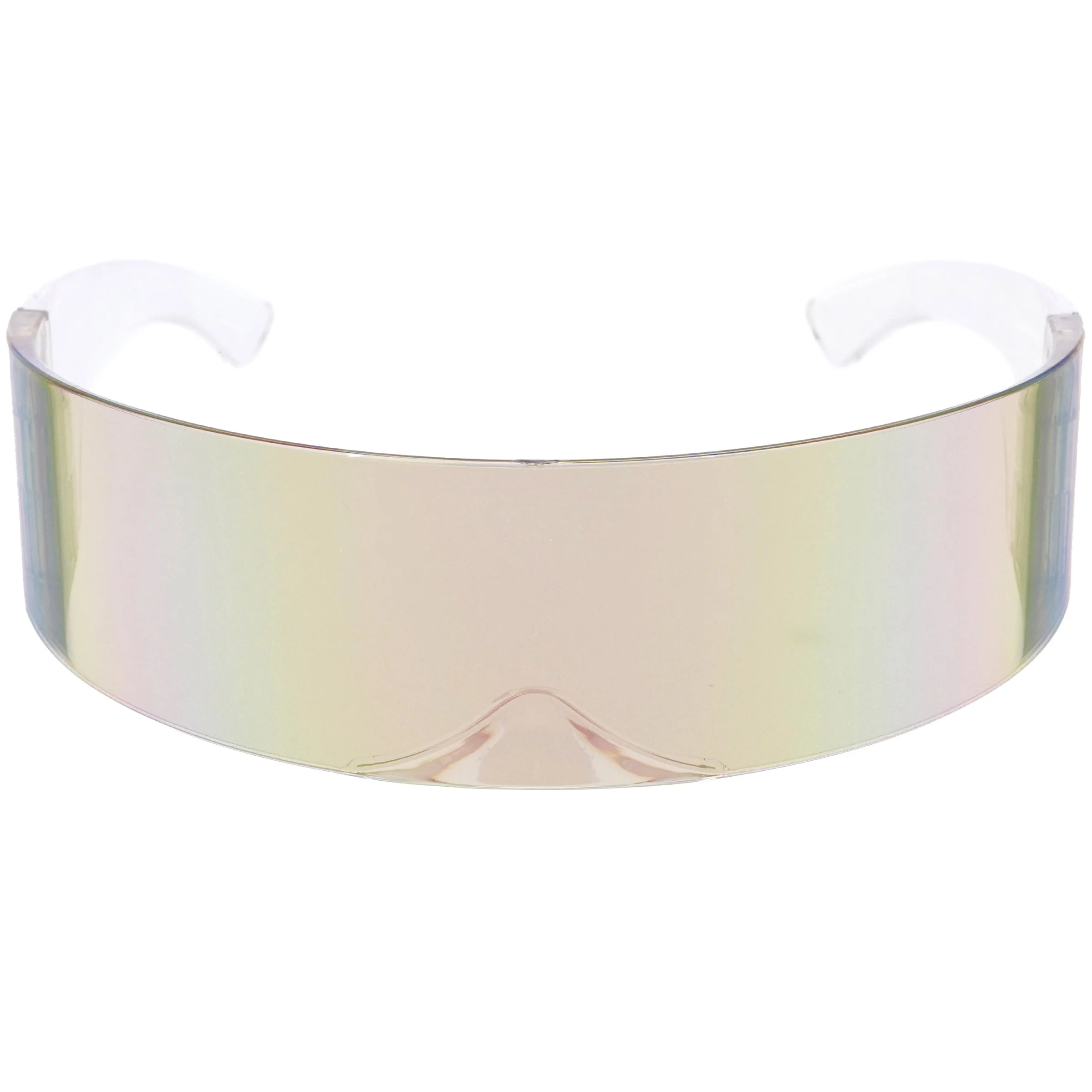 zeroUV Futuristic Retro Mirror Wrap Around Shield Sunglasses 8762 - Image 21