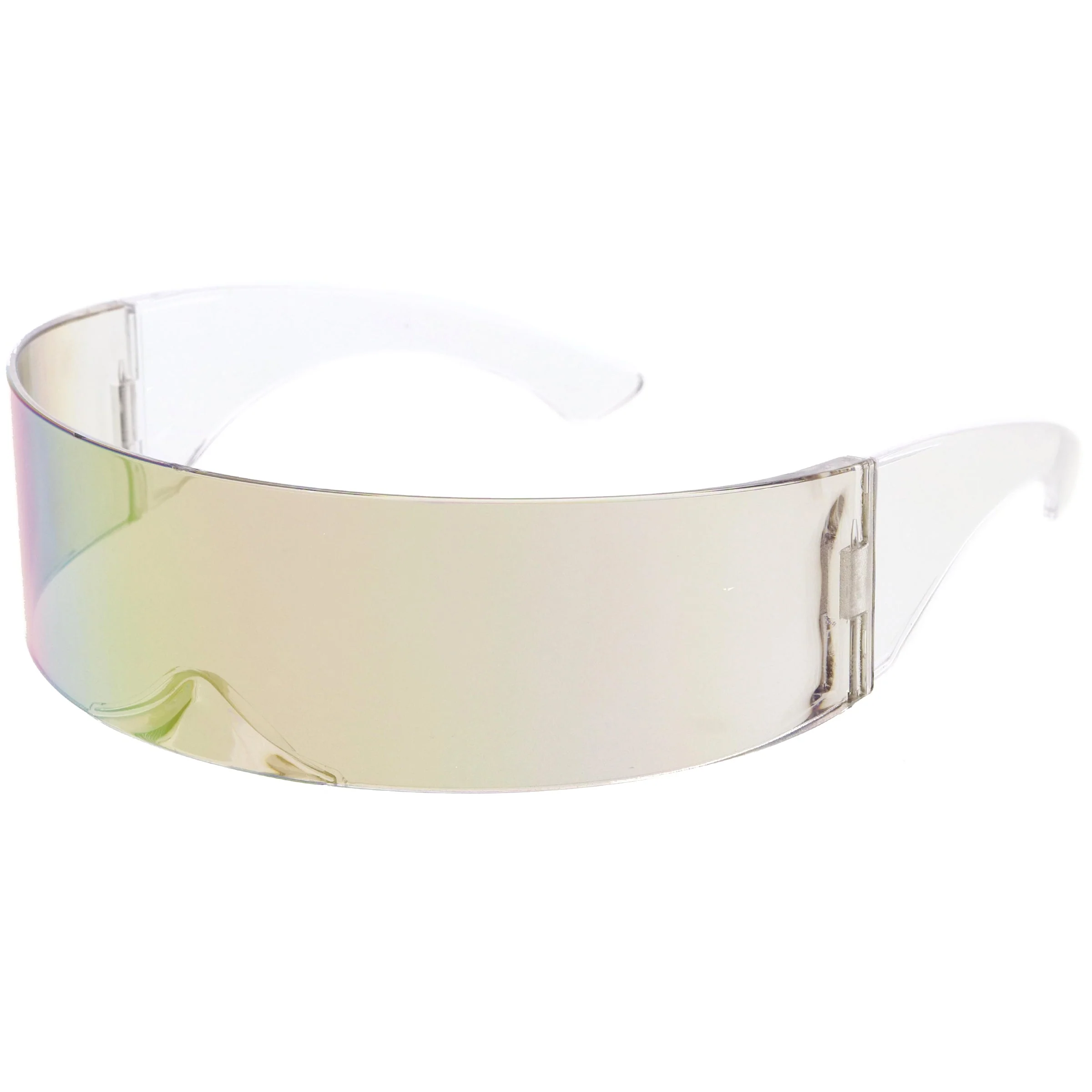 zeroUV Futuristic Retro Mirror Wrap Around Shield Sunglasses 8762 - Image 22