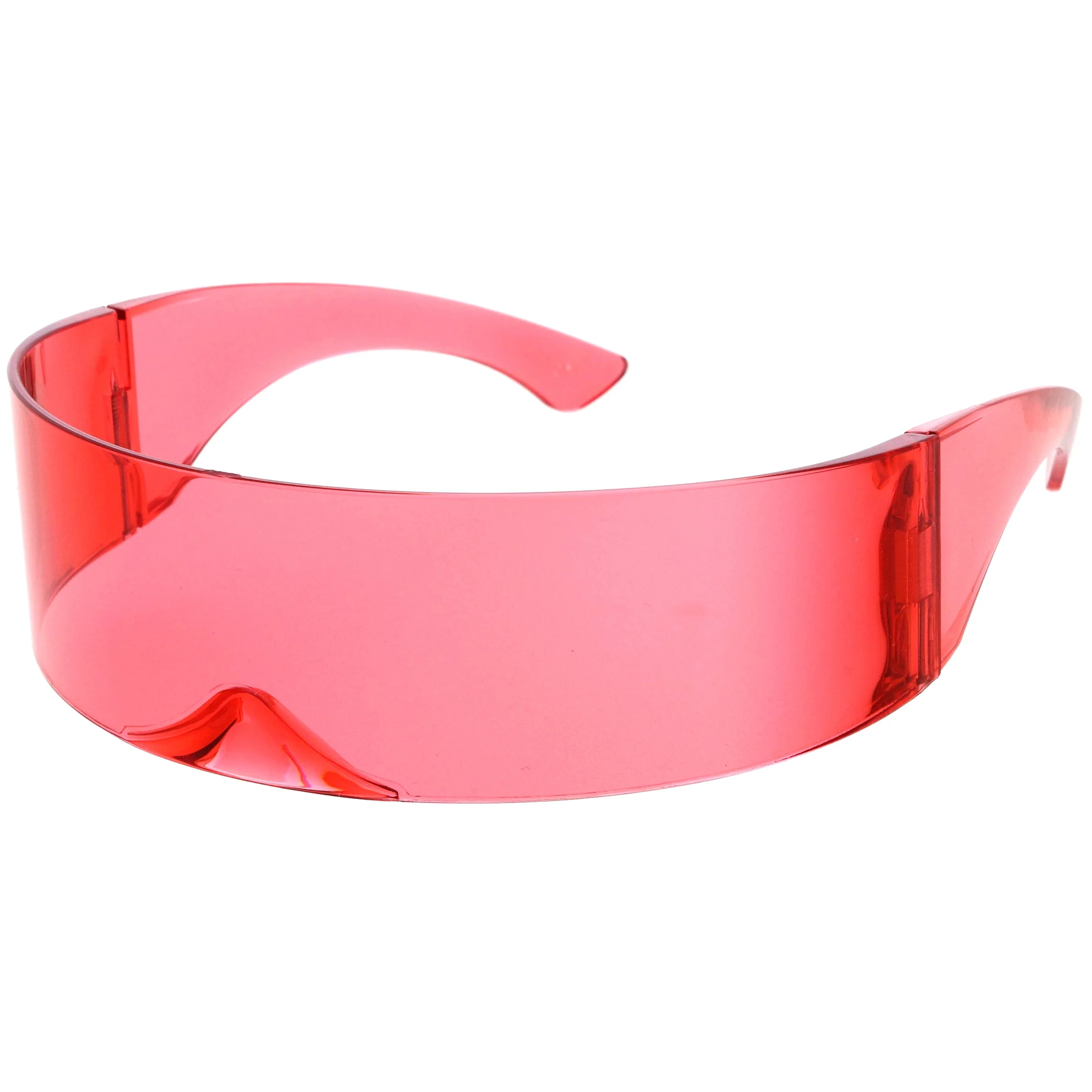 zeroUV Futuristic Retro Mirror Wrap Around Shield Sunglasses 8762 - Image 26