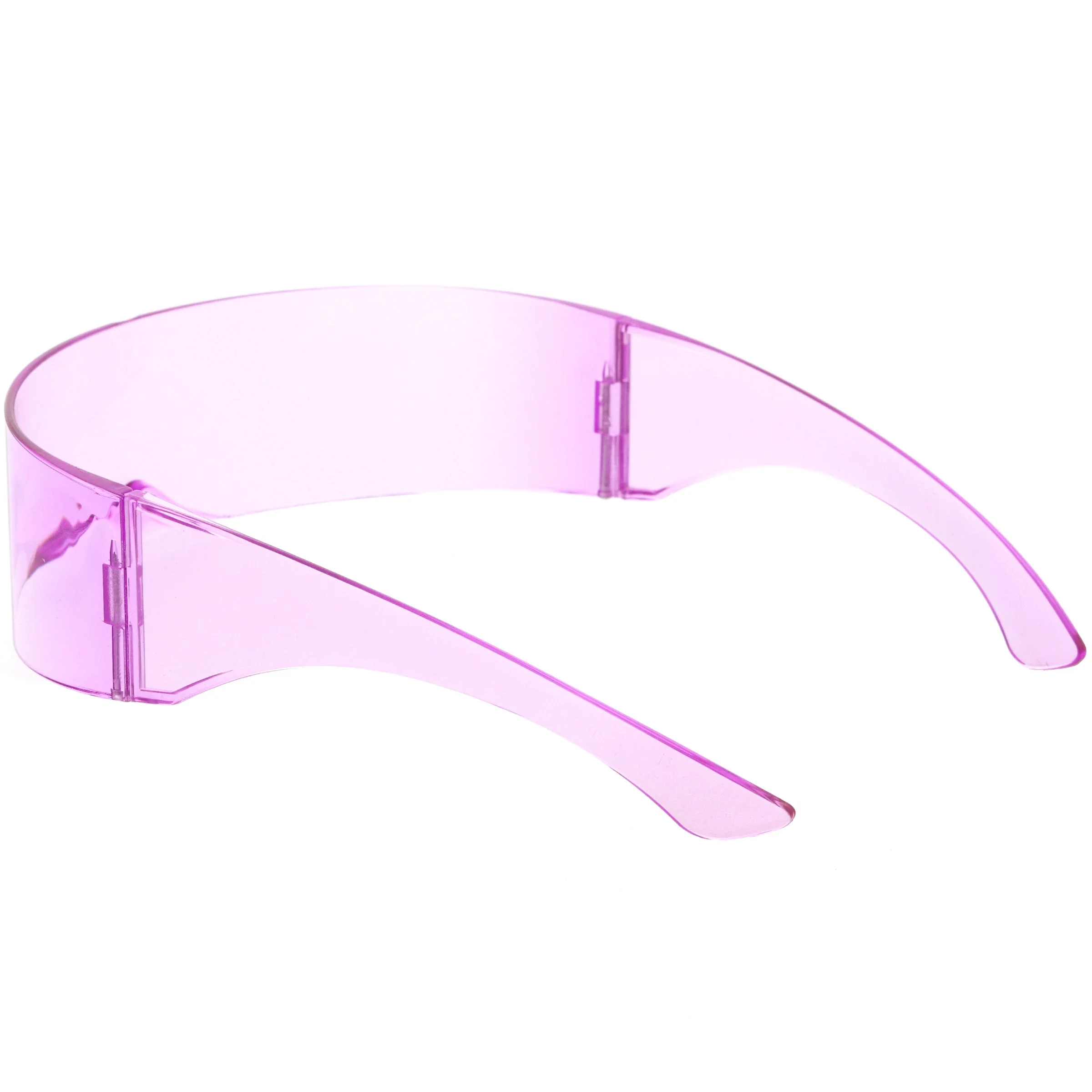 zeroUV Futuristic Retro Mirror Wrap Around Shield Sunglasses 8762 - Image 32