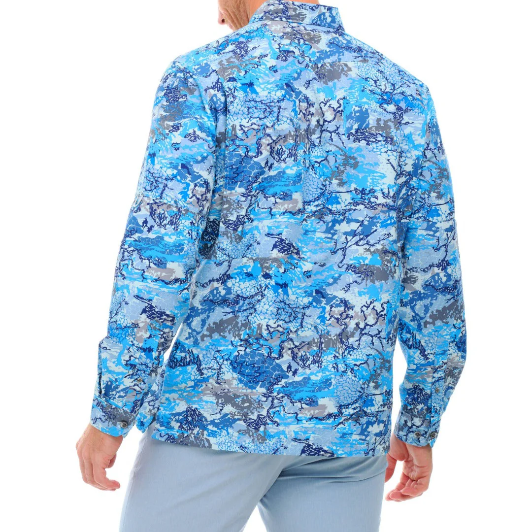 GameGuard Blue Digital Explorer Shirt | Long Sleeve - Image 2