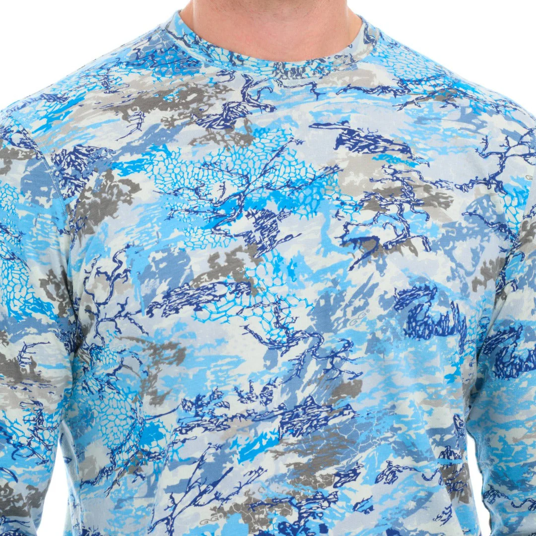 GameGuard Blue Digital Tracker Tee | Long Sleeve - Image 5