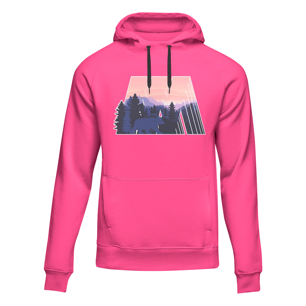 Outdoorzees Geometric Camping Adult Fleece Hoodie - Image 2