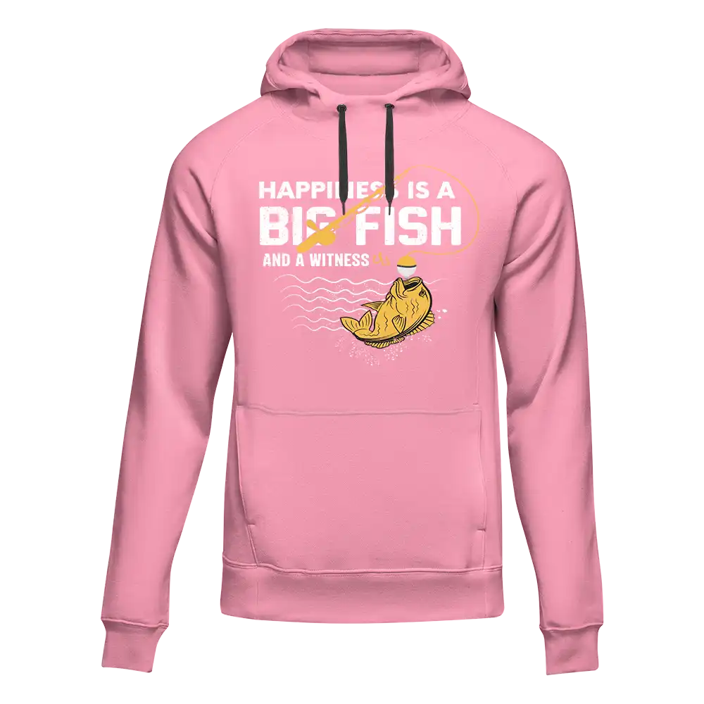 Outdoorzees Happiness Is A Big Fish Unisex Hoodie