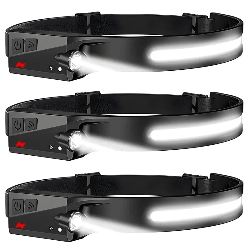 MUCITUP Headlamp USB Rechargeable LED  Waterproof, Motion Sensor Camping/Hiking Light - Image 13