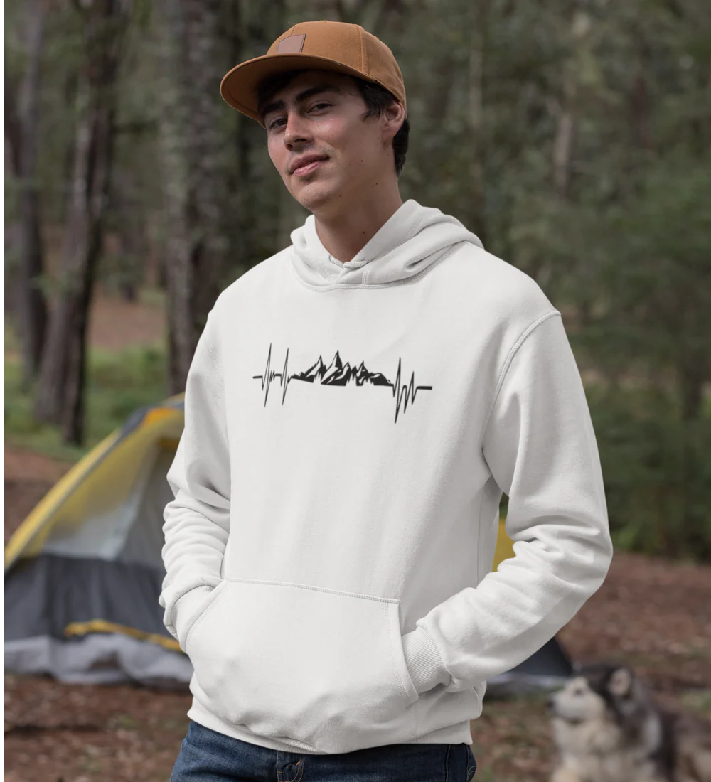 Outdoorzees Heartbeat V2 Unisex Hoodie - Image 7