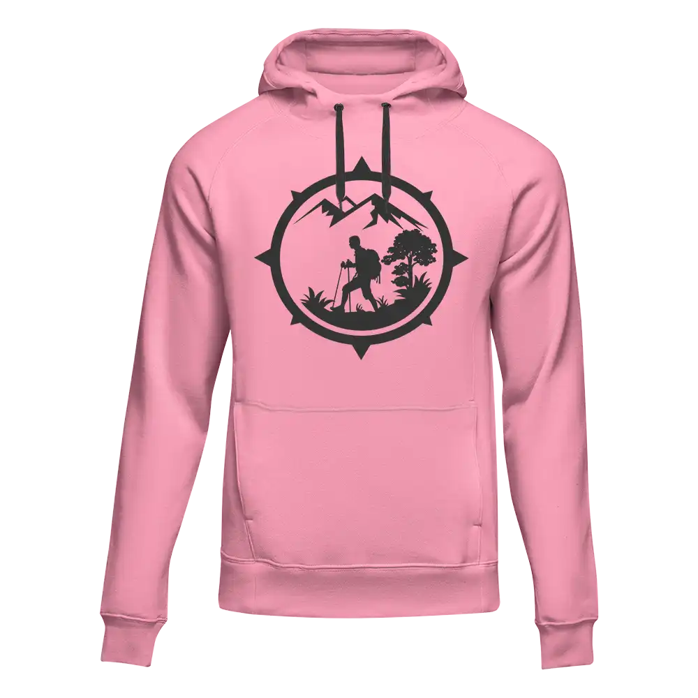 Outdoorzees Hiking Mountain Compass Unisex Hoodie - Image 4