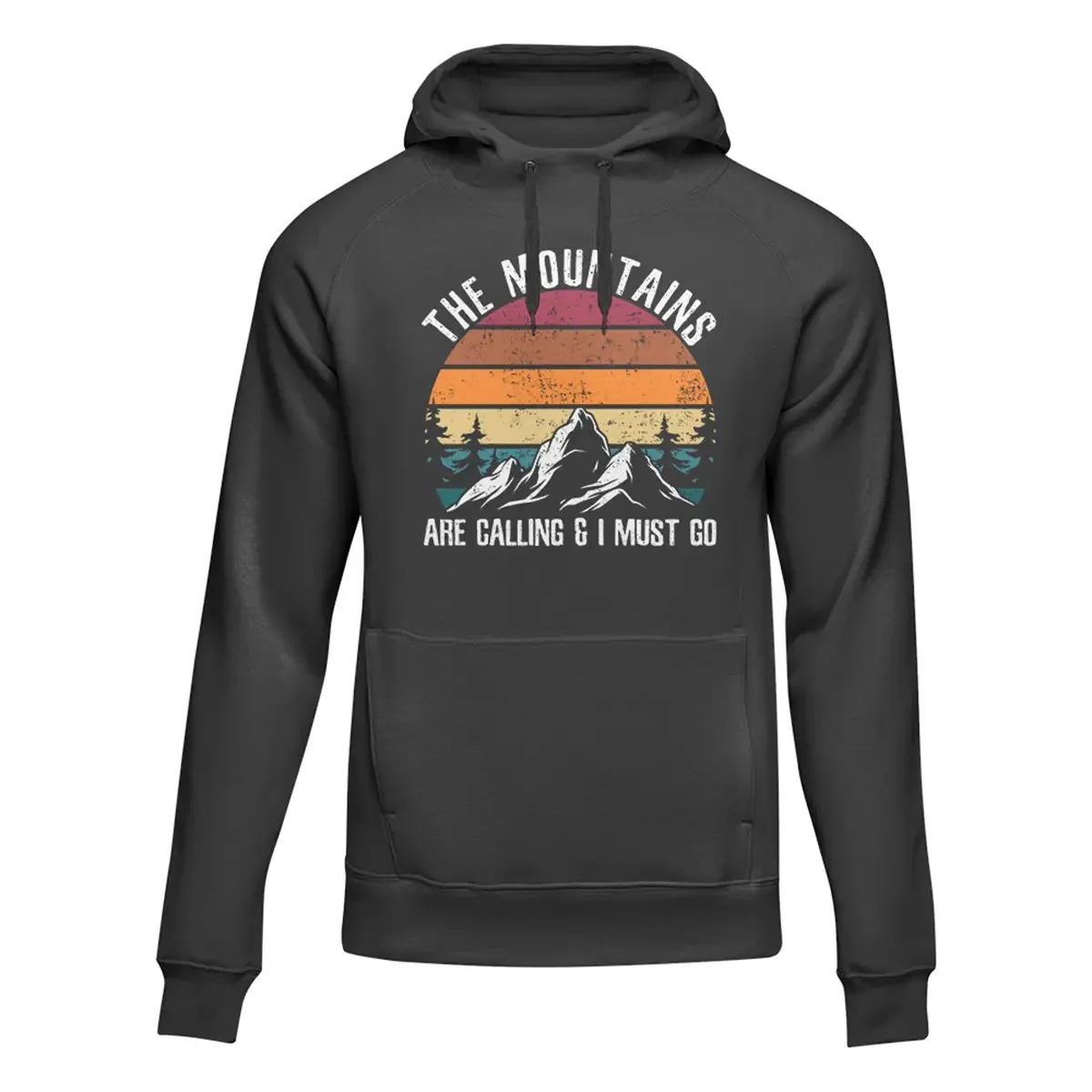 Outdoorzees Hiking The Mountains Are Calling Hoodie - Image 2