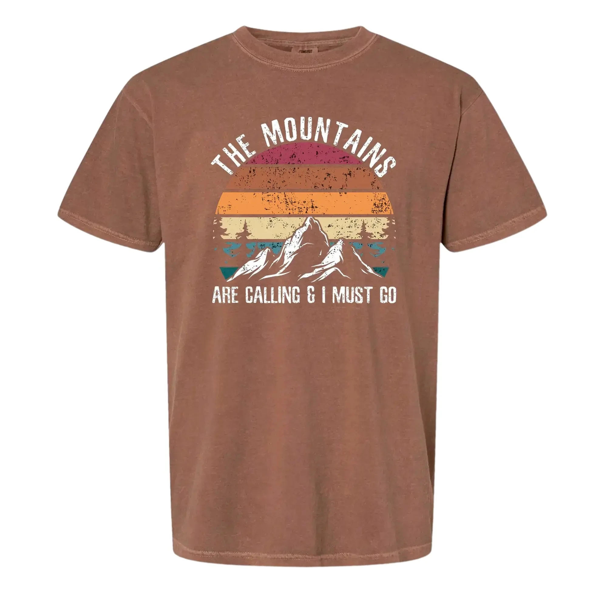 Outdoorzees Hiking The Mountains Are Calling T-Shirt - Image 5
