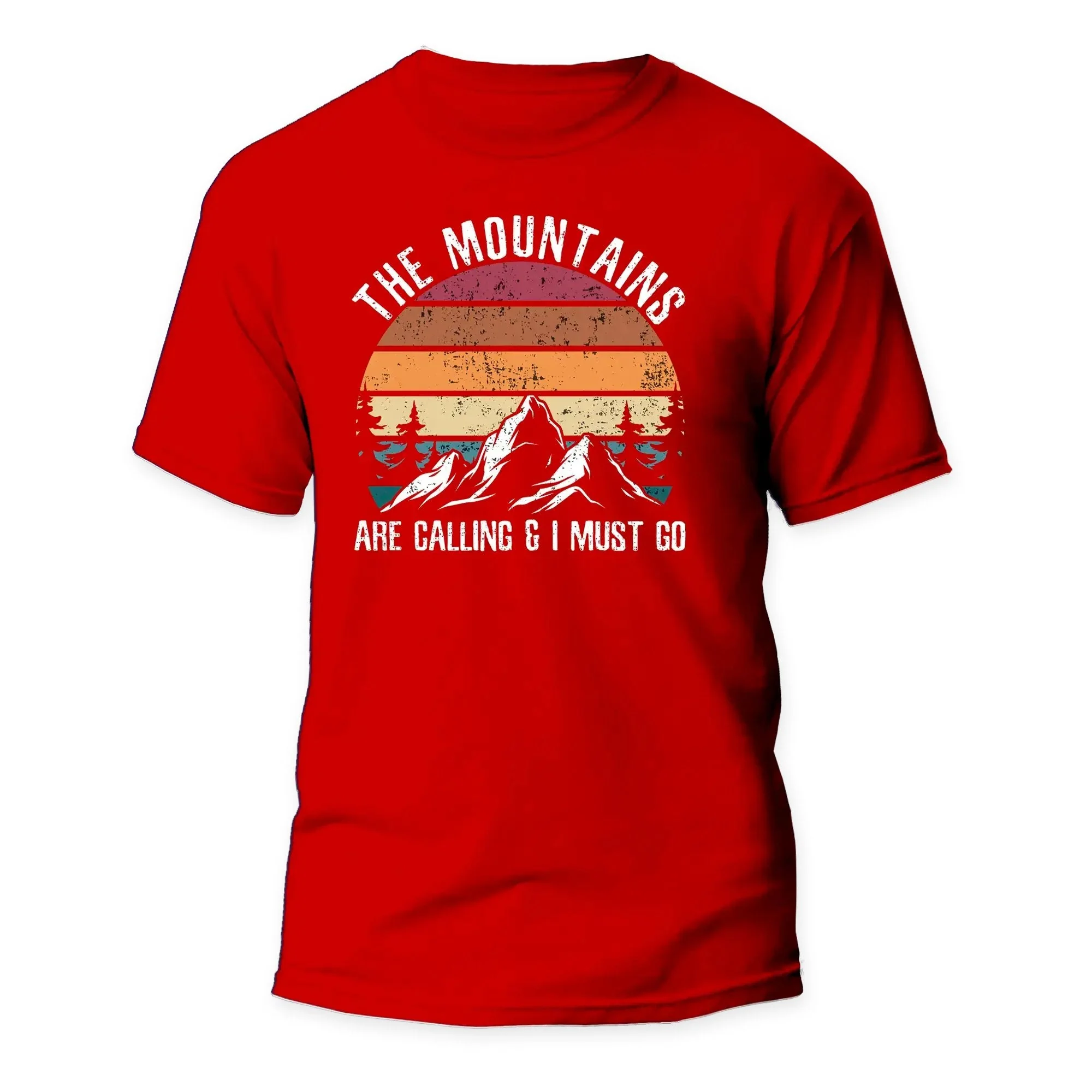 Outdoorzees Hiking The Mountains Are Calling T-Shirt - Image 6
