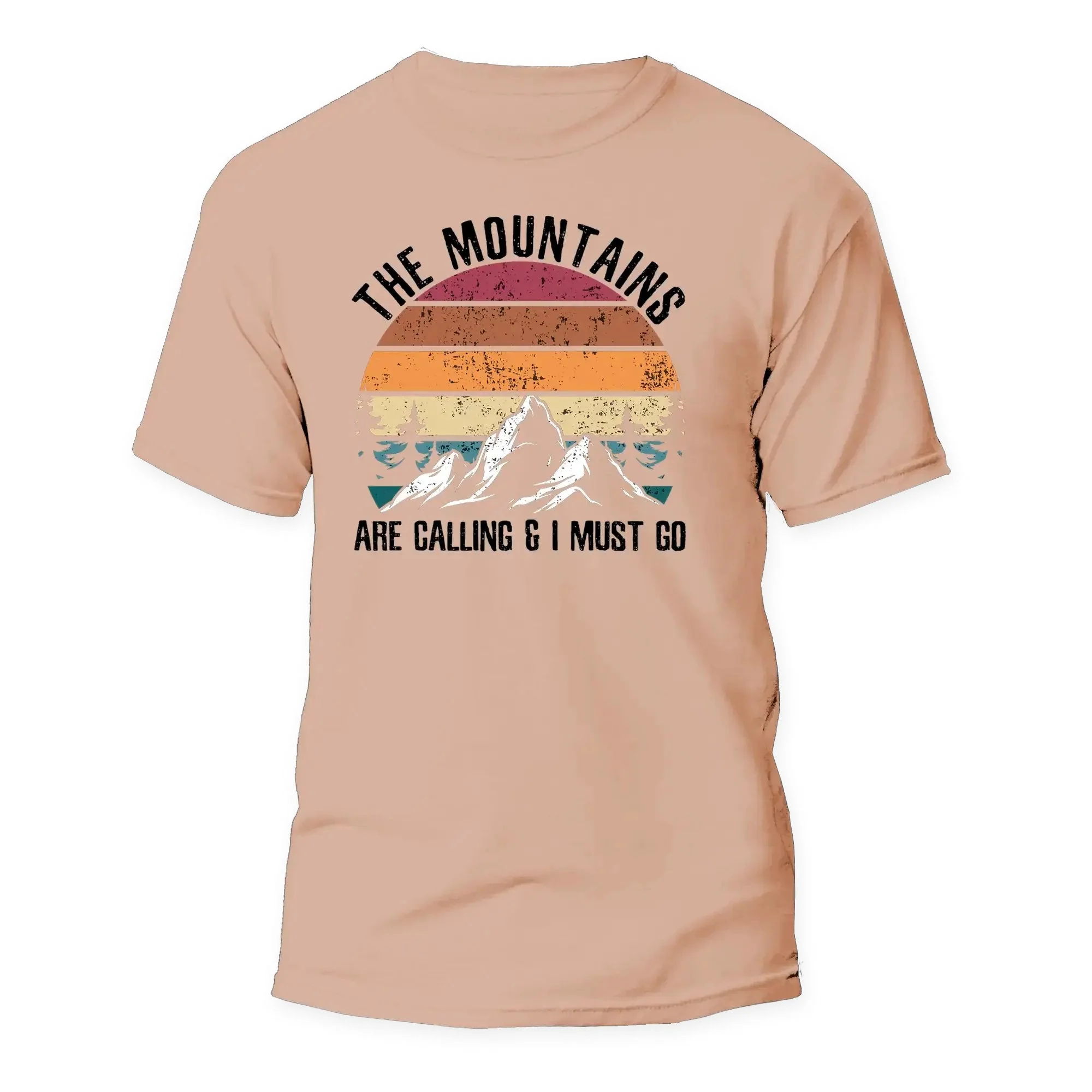 Outdoorzees Hiking The Mountains Are Calling T-Shirt - Image 8