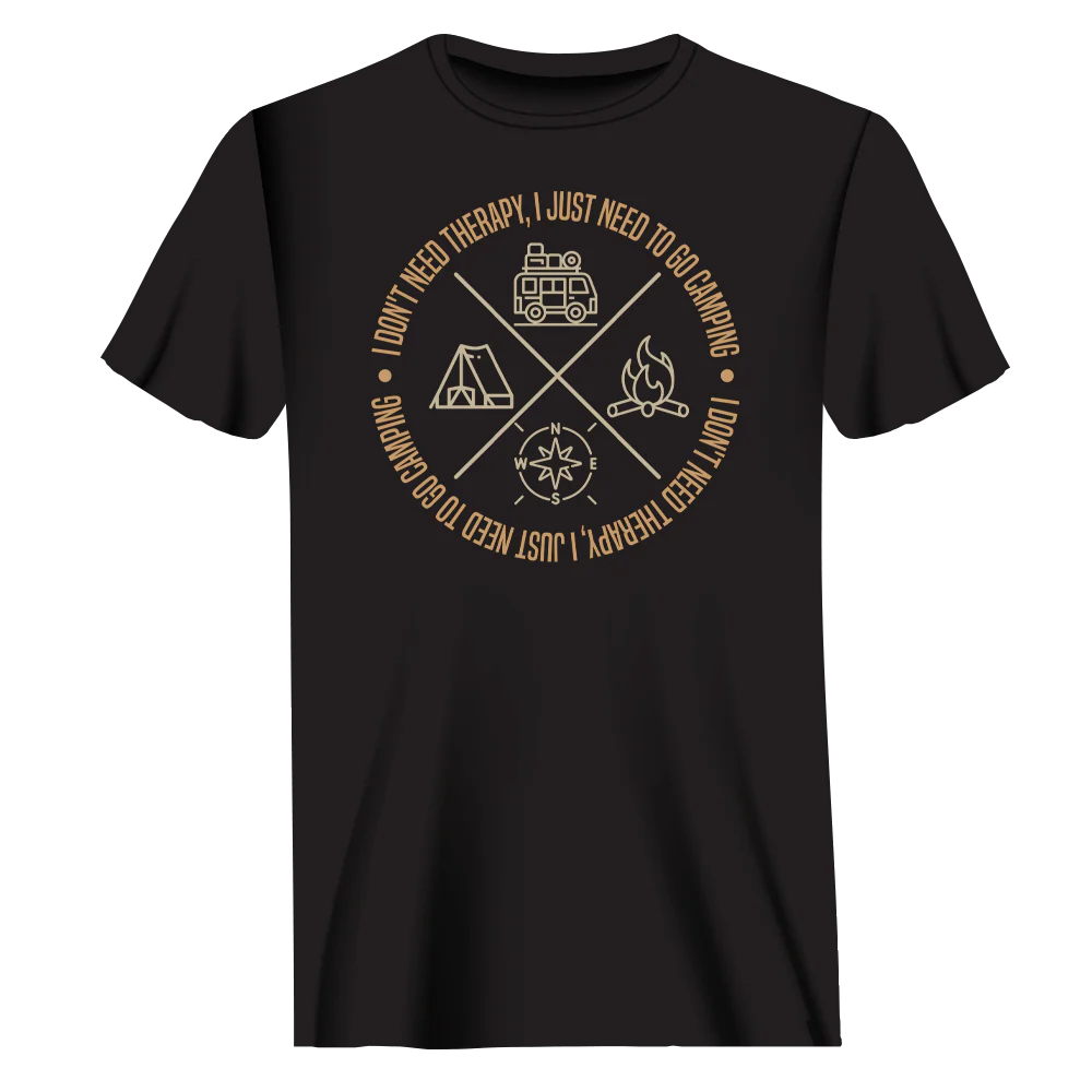 Outdoorzees I Don't Need Therapy T-Shirt for Men