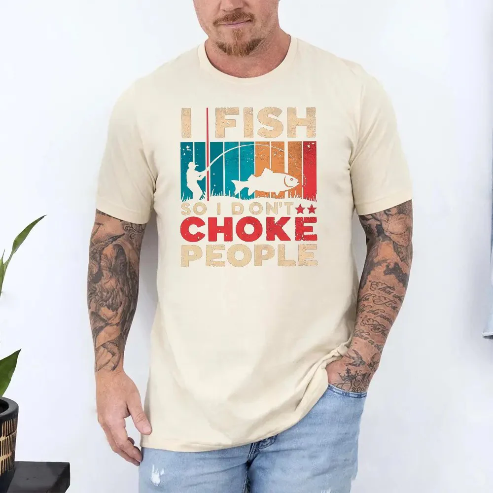 Outdoorzees I Fish So I Don't Choke People Shirt - Image 6