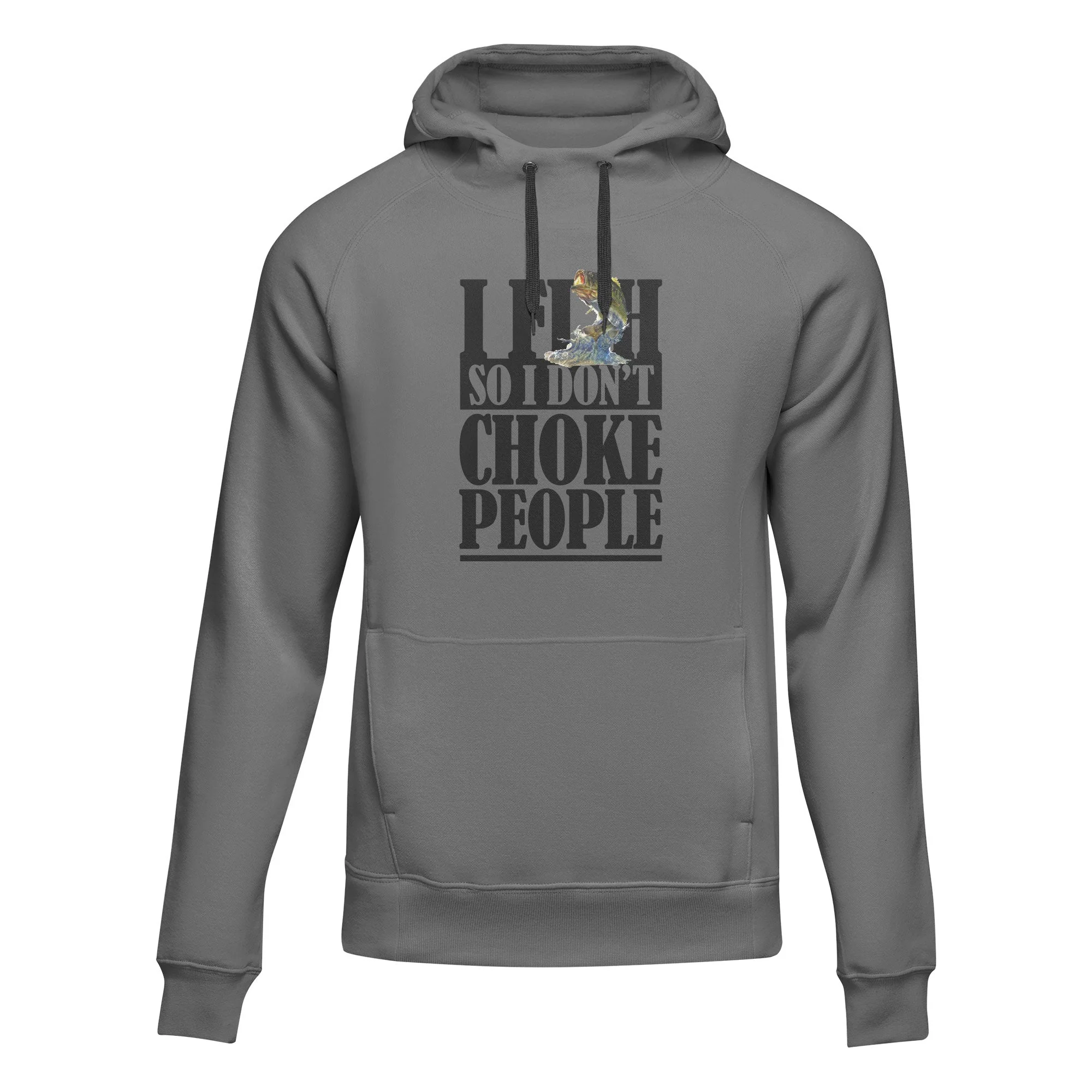 Outdoorzees I Fish So I Don't Choke People Unisex Hoodie - Image 3
