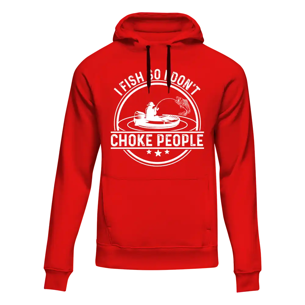 Outdoorzees I Fish So I Don't Choke People v2 Unisex Hoodie - Image 3