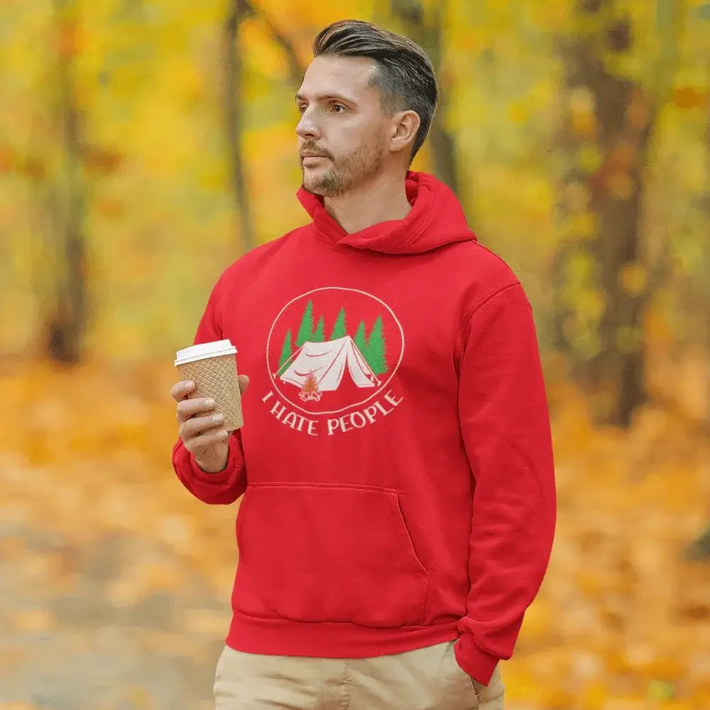 Outdoorzees I Hate People Men Hoodie - Image 3