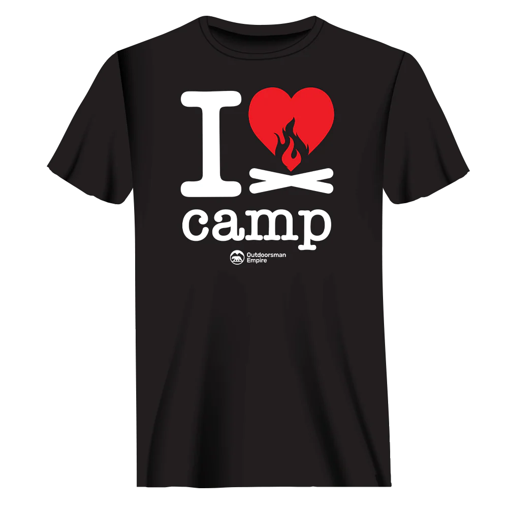 Outdoorzees I Love Camp T-Shirt for Men