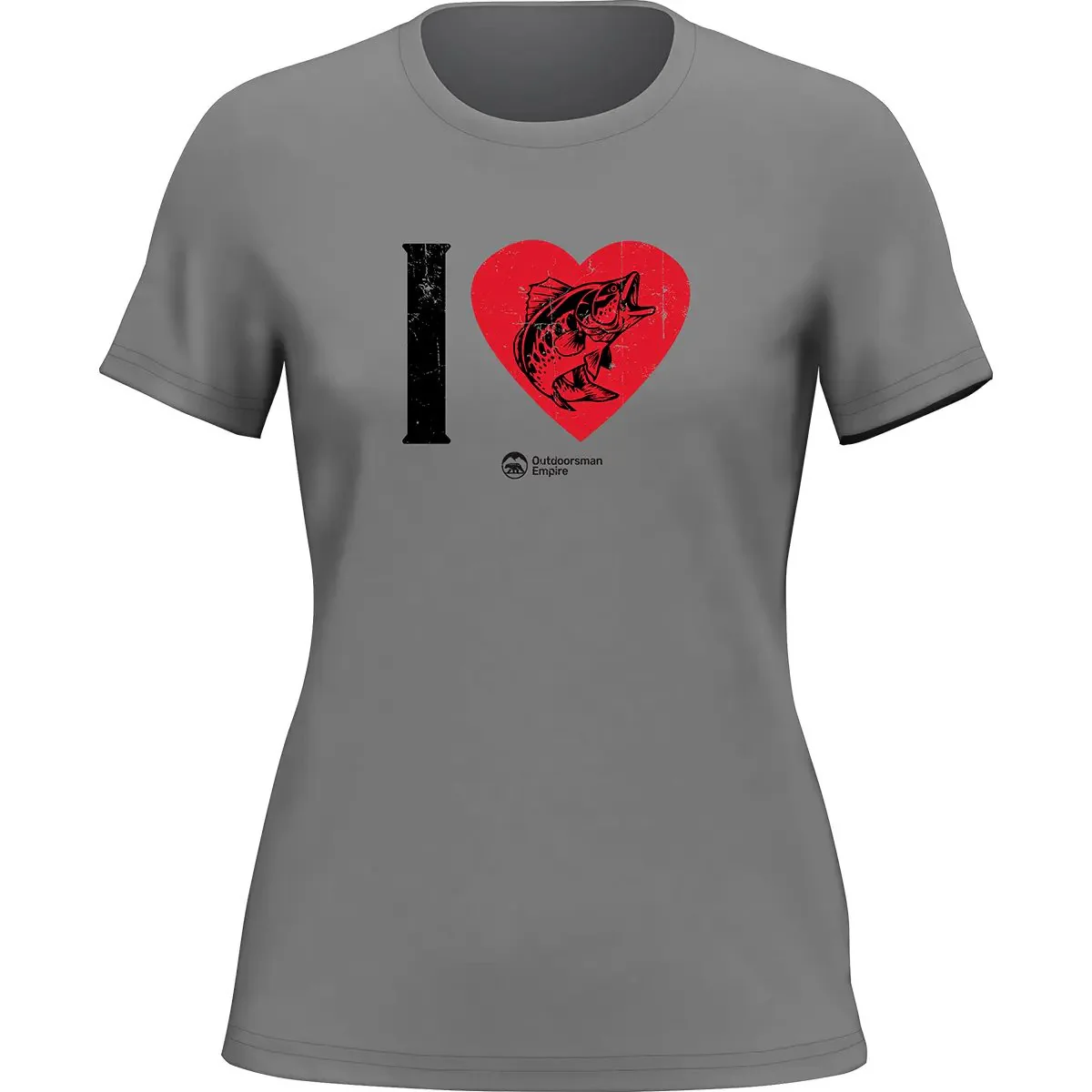Outdoorzees I love Fishing T-Shirt for Women - Image 2