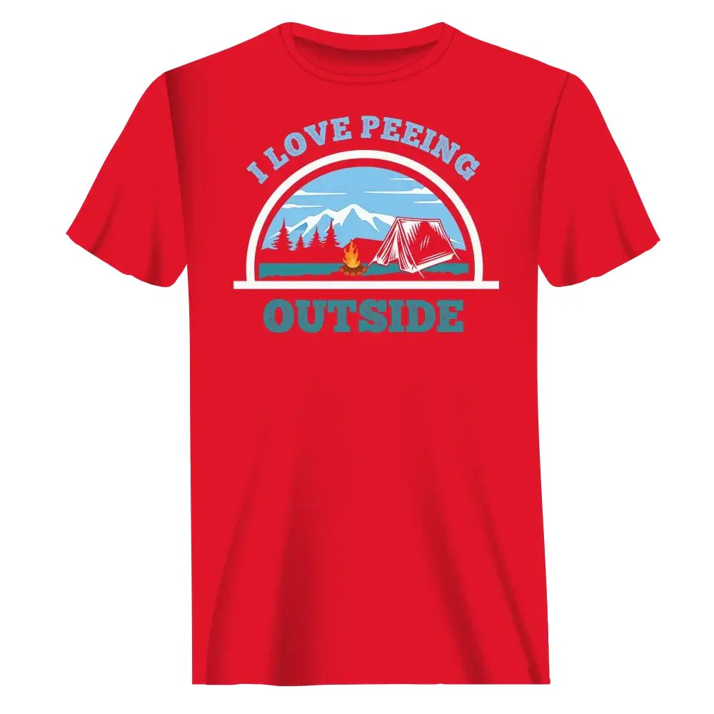 Outdoorzees I Love Peeing Outside T-Shirt for Men - Image 3