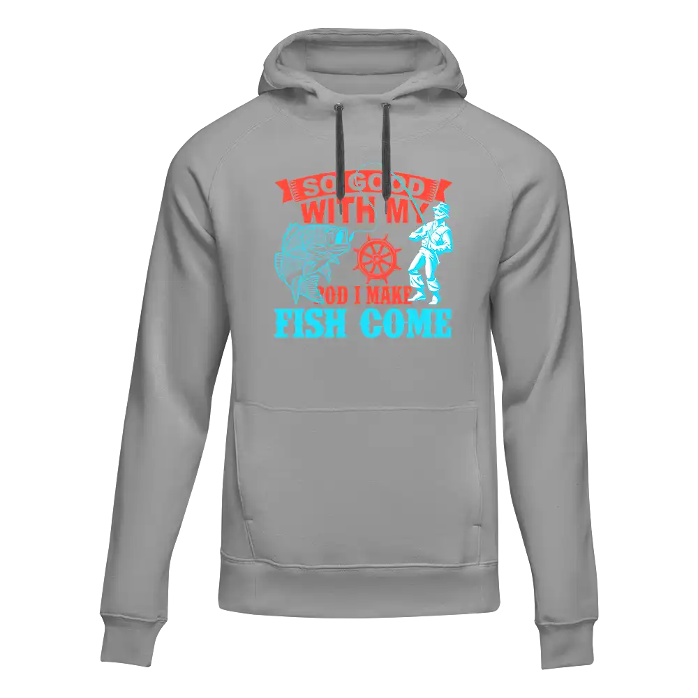 Outdoorzees I Make Fish Come Unisex Hoodie - Image 4