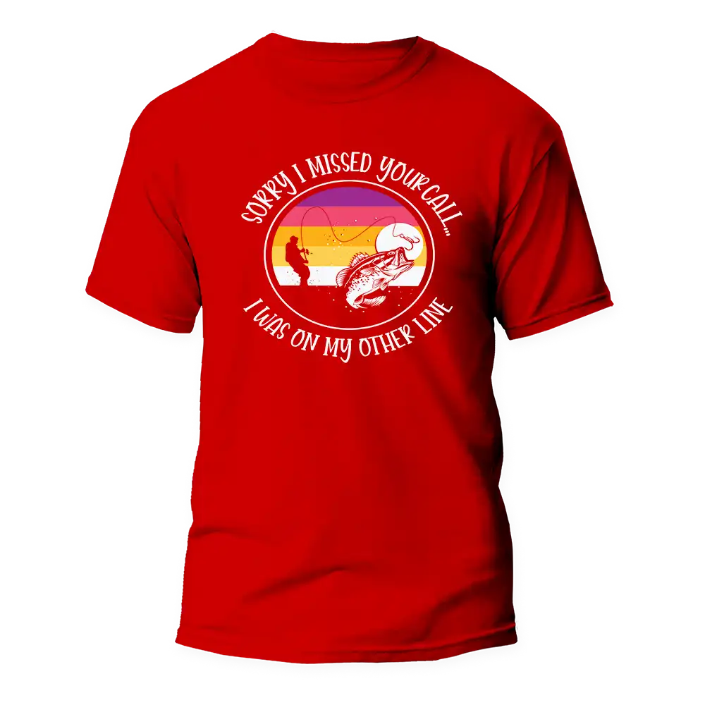 Outdoorzees I Was On Another Line Man T-Shirt - Image 2