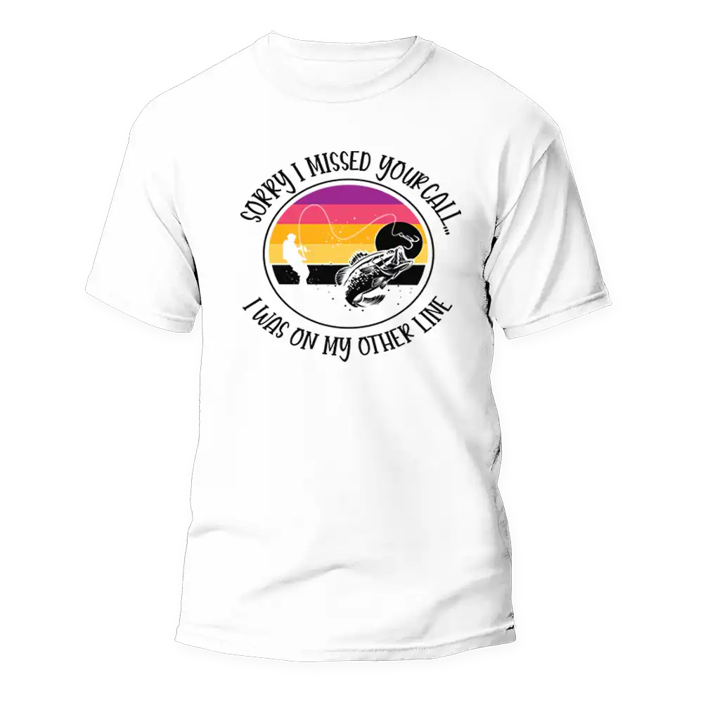 Outdoorzees I Was On Another Line Man T-Shirt - Image 3