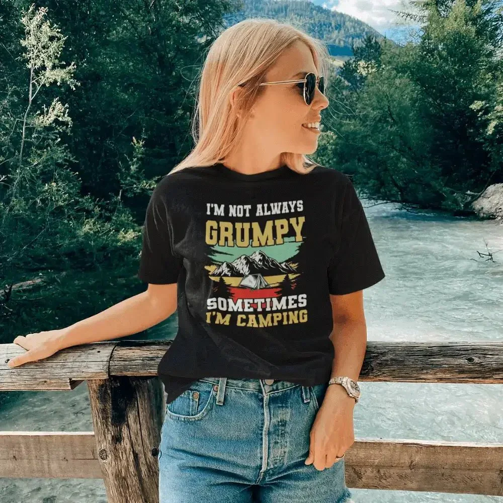 Outdoorzees I'm Not always Grumpy Women T-Shirt / Fitted T-Shirt
