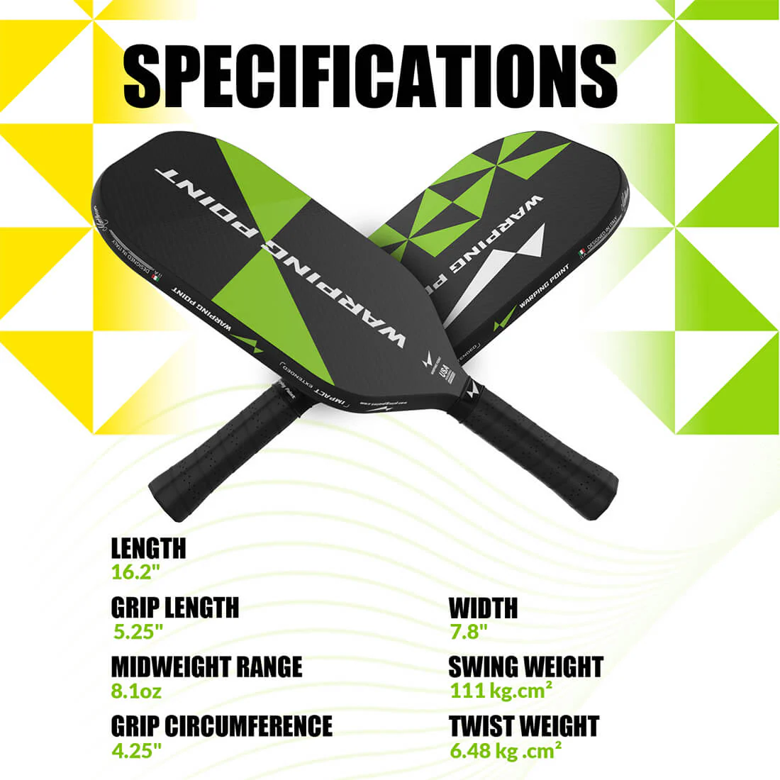 Warping Point Impact Pickleball Paddle - Image 4