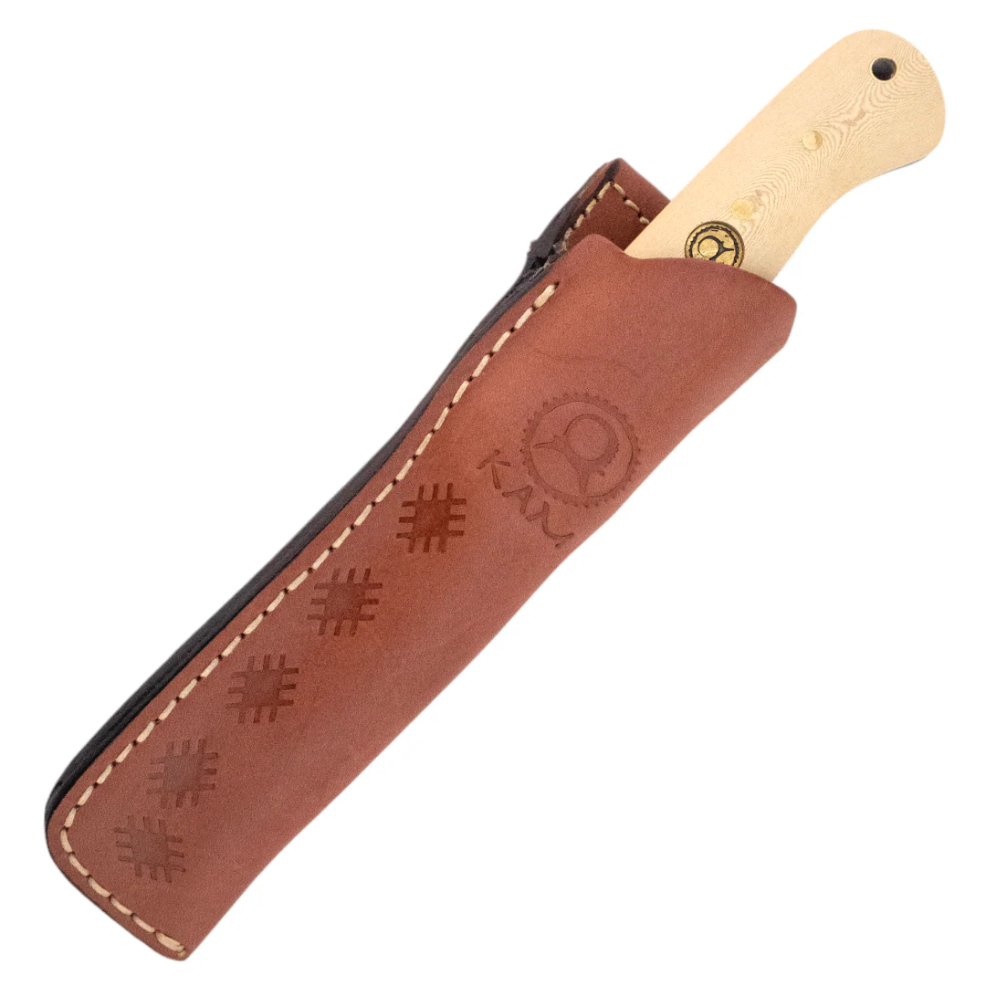 Kam Knife - A10 - White Handle - Fixed Blade - Image 6