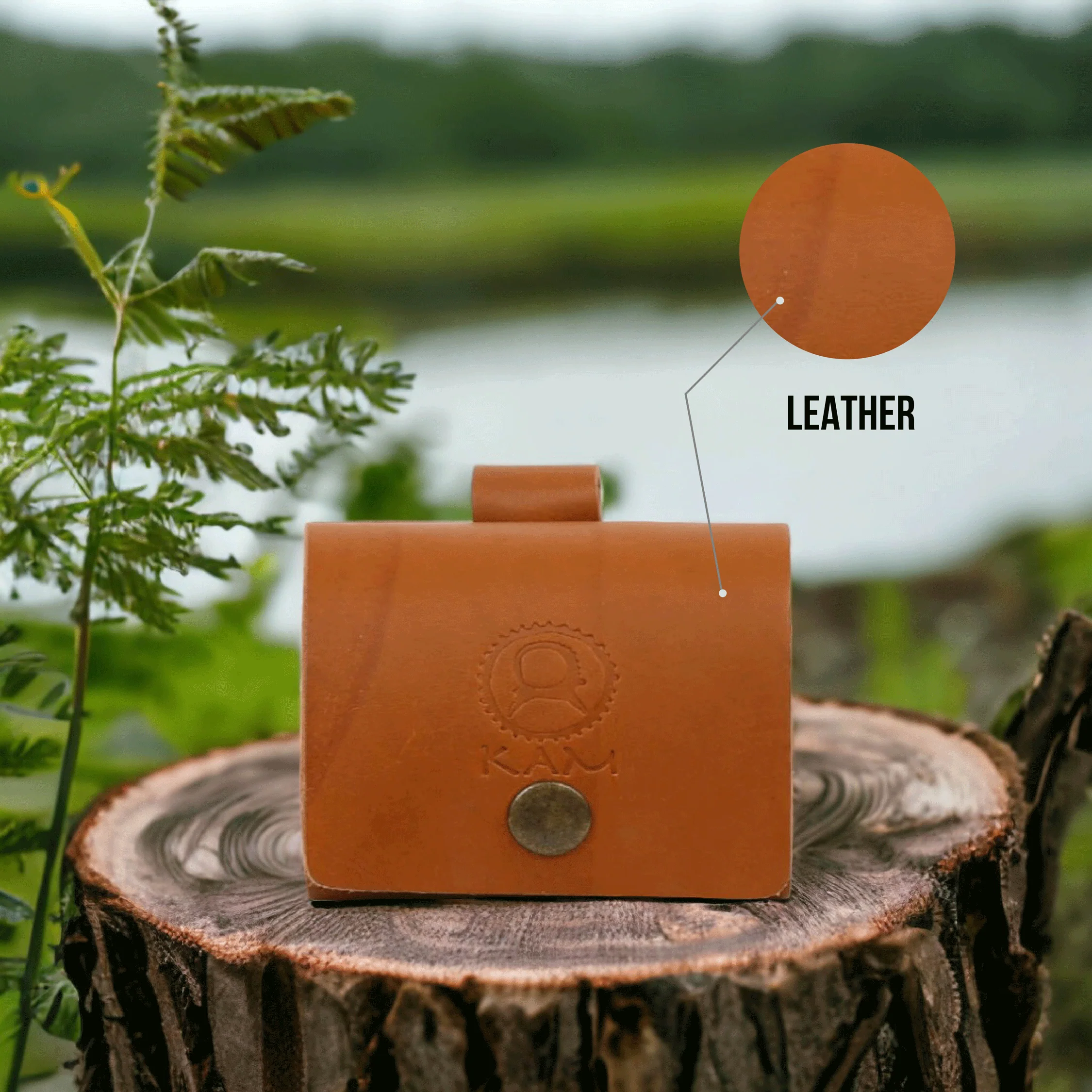 Kam Knife - OK - Light Brown Forest Pouch - Image 4