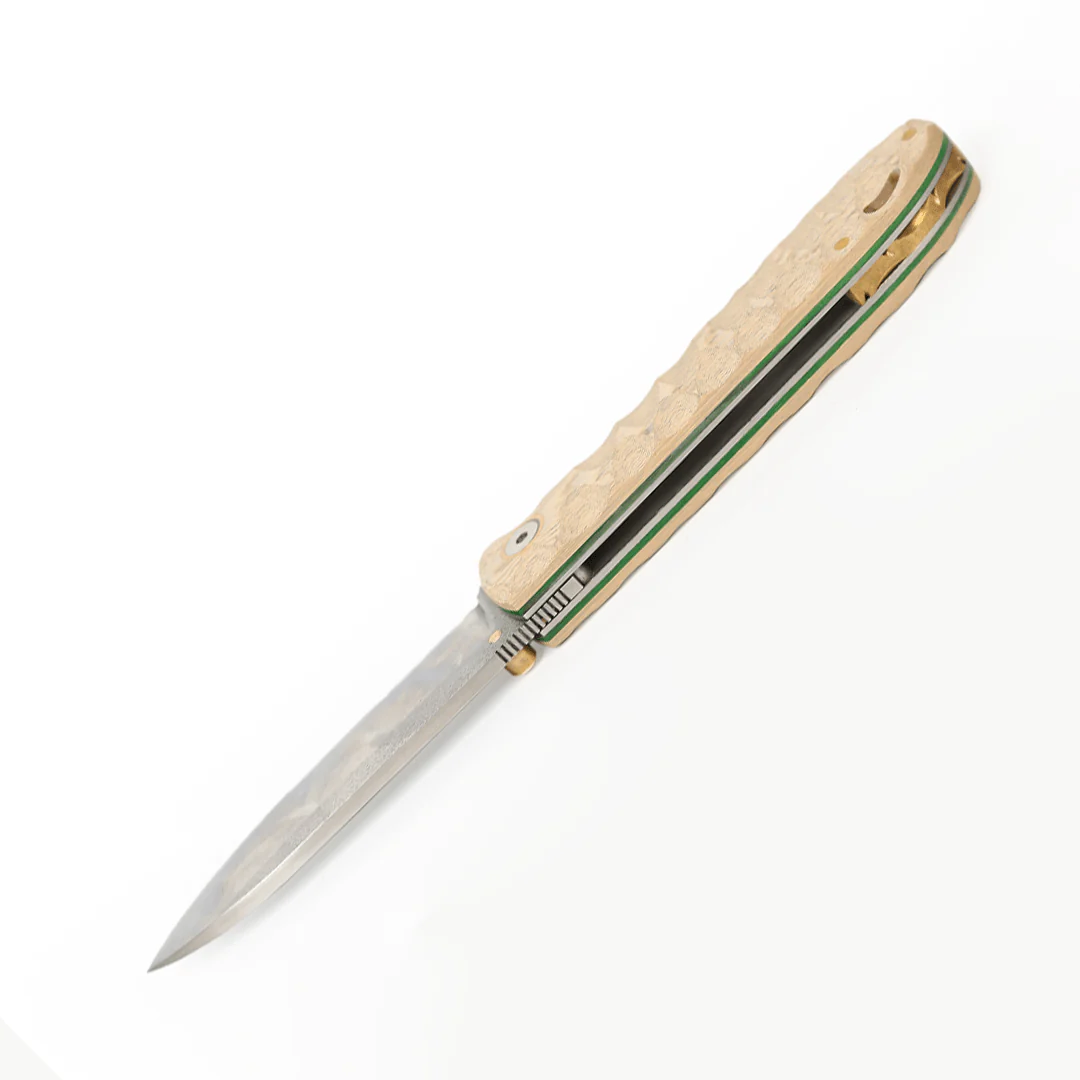 Kam Knife - T20 - D2  Steel - Oak Handle - Pocket Knife - Image 6