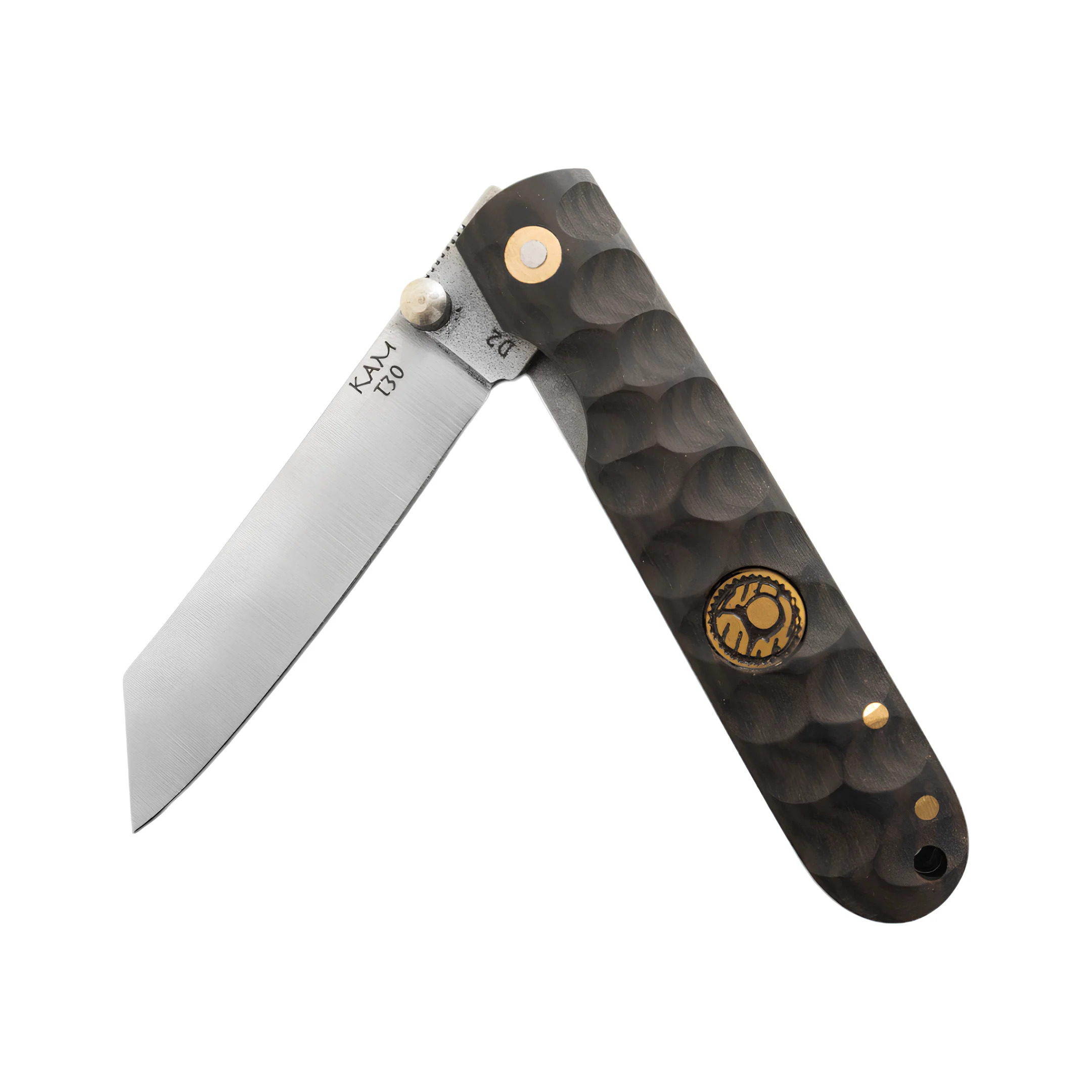 Kam Knife - T30 - Katsu Brown Handle - Pocket Knife - Image 4