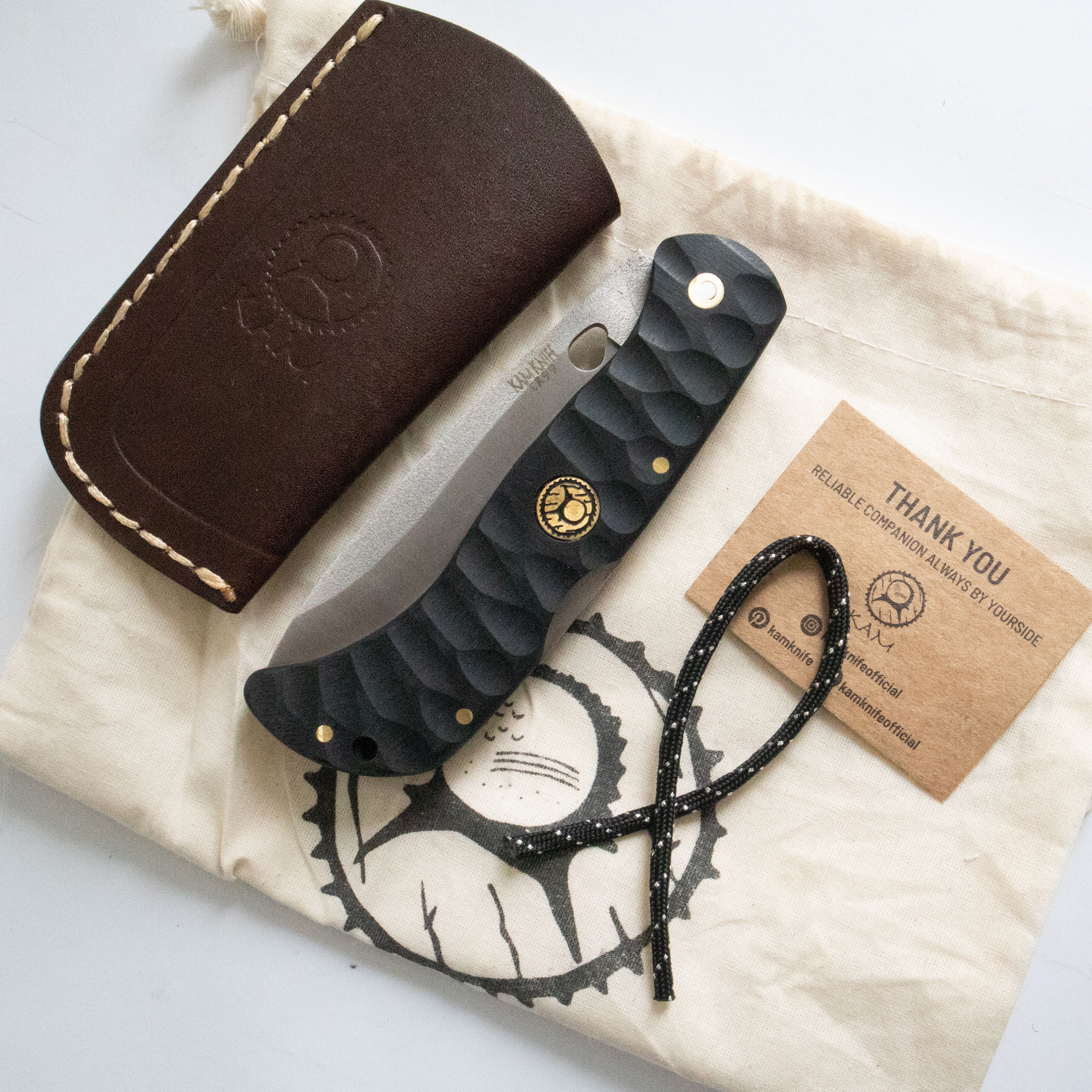 Kam Knife - TR99 - Black Inlay Handle - Pocket Knife - Image 11