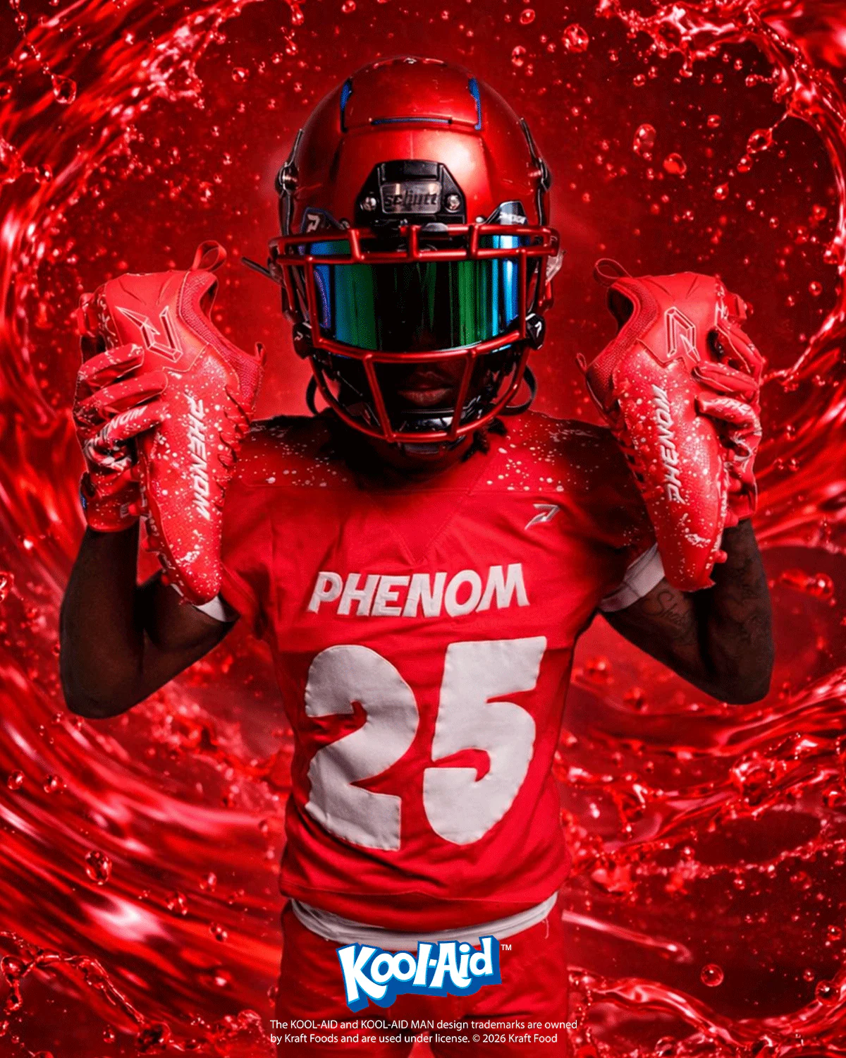 Phenom Elite Kool-Aid 'Cherry' Football Cleats - Quantum Speed by Phenom Elite - Image 11