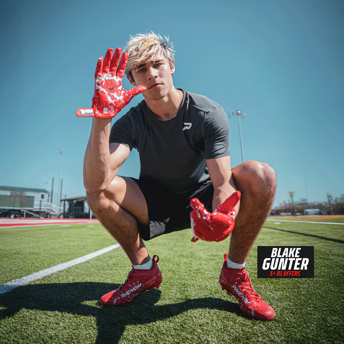Phenom Elite Kool-Aid 'Cherry' Football Gloves - VPS4 by Phenom Elite - Image 3