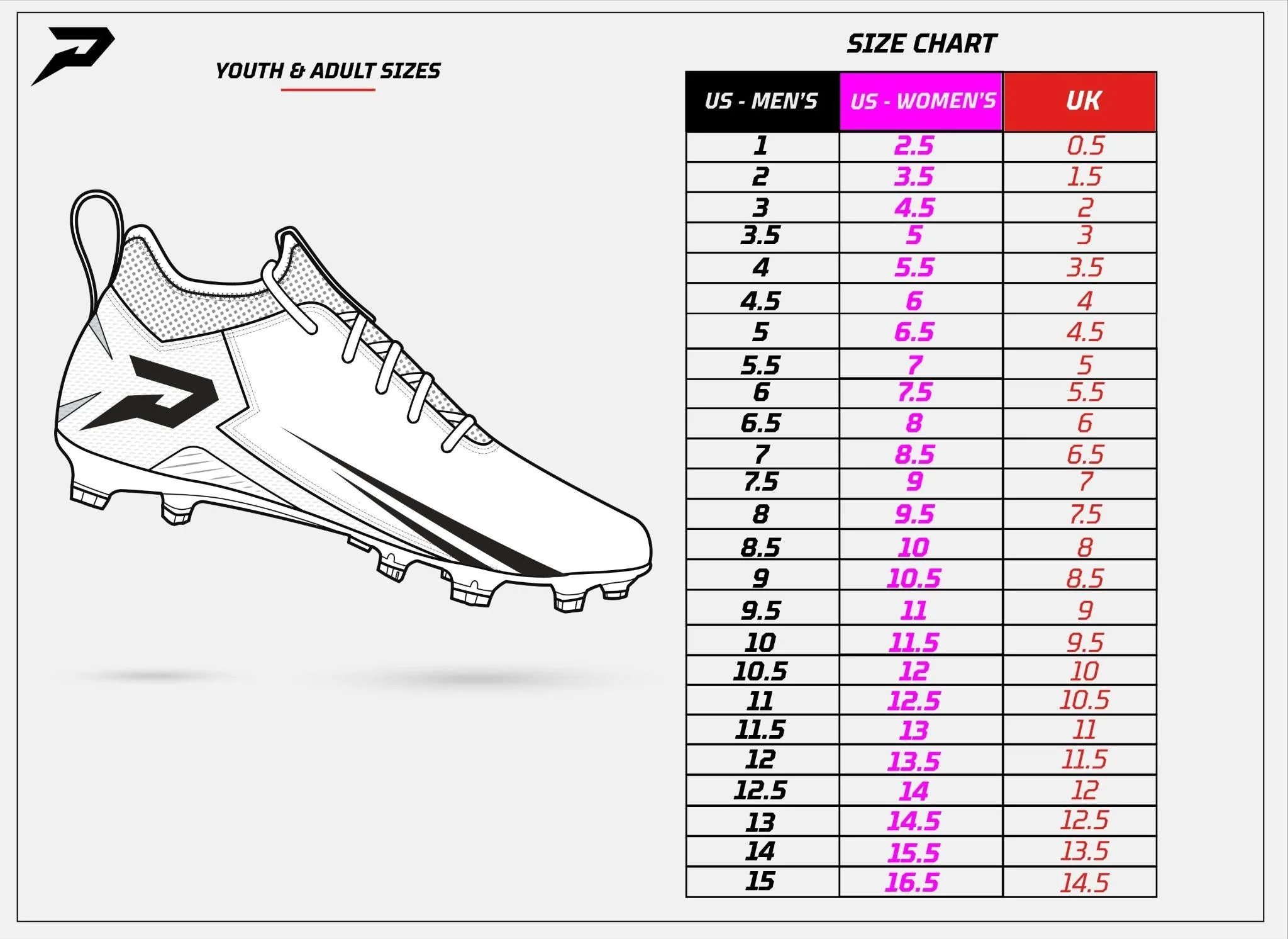 Phenom Elite Kool-Aid 'Sharkleberry Fin' Football Cleats - Quantum Speed by Phenom Elite - Image 12