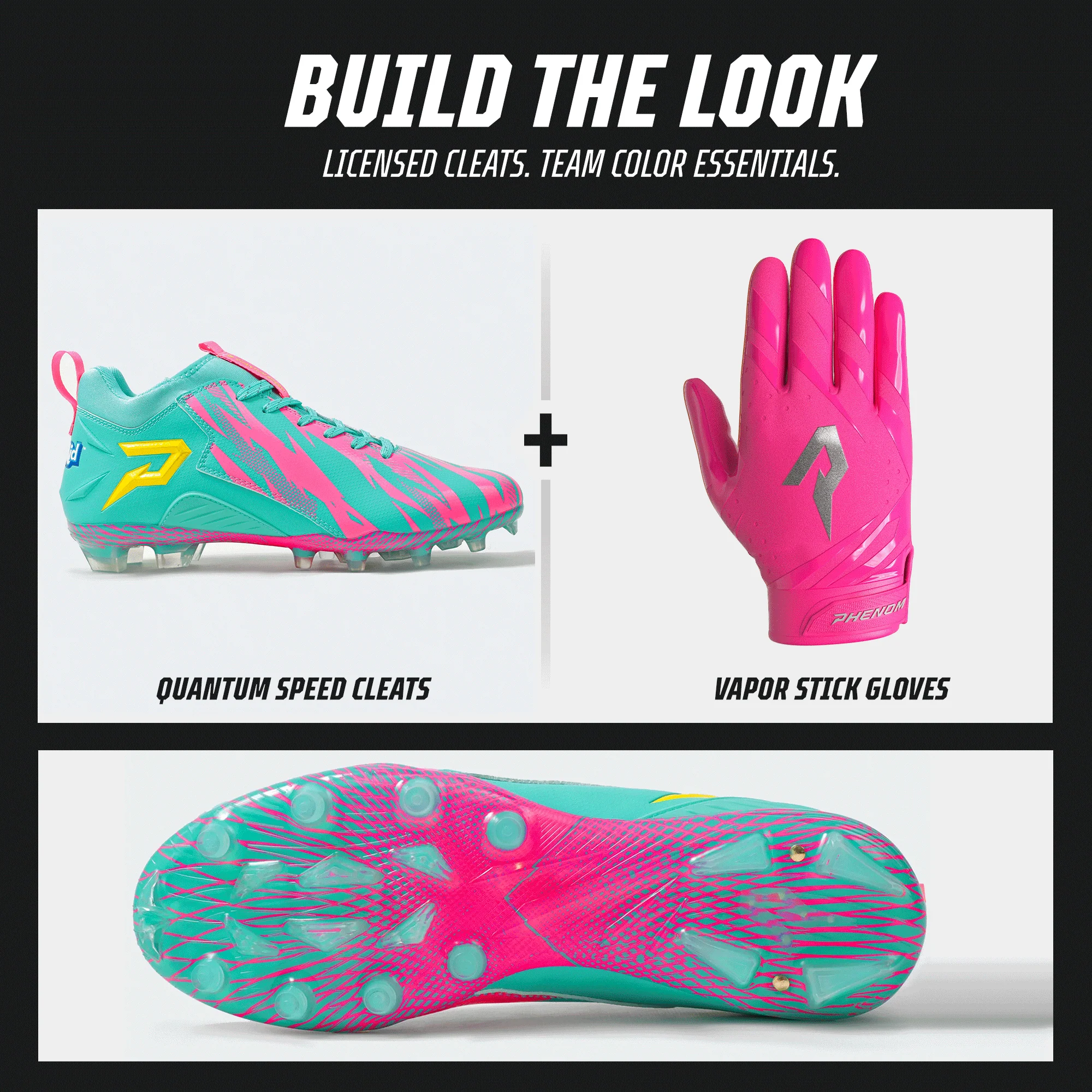 Phenom Elite Kool-Aid 'Sharkleberry Fin' Football Cleats - Quantum Speed by Phenom Elite - Image 5
