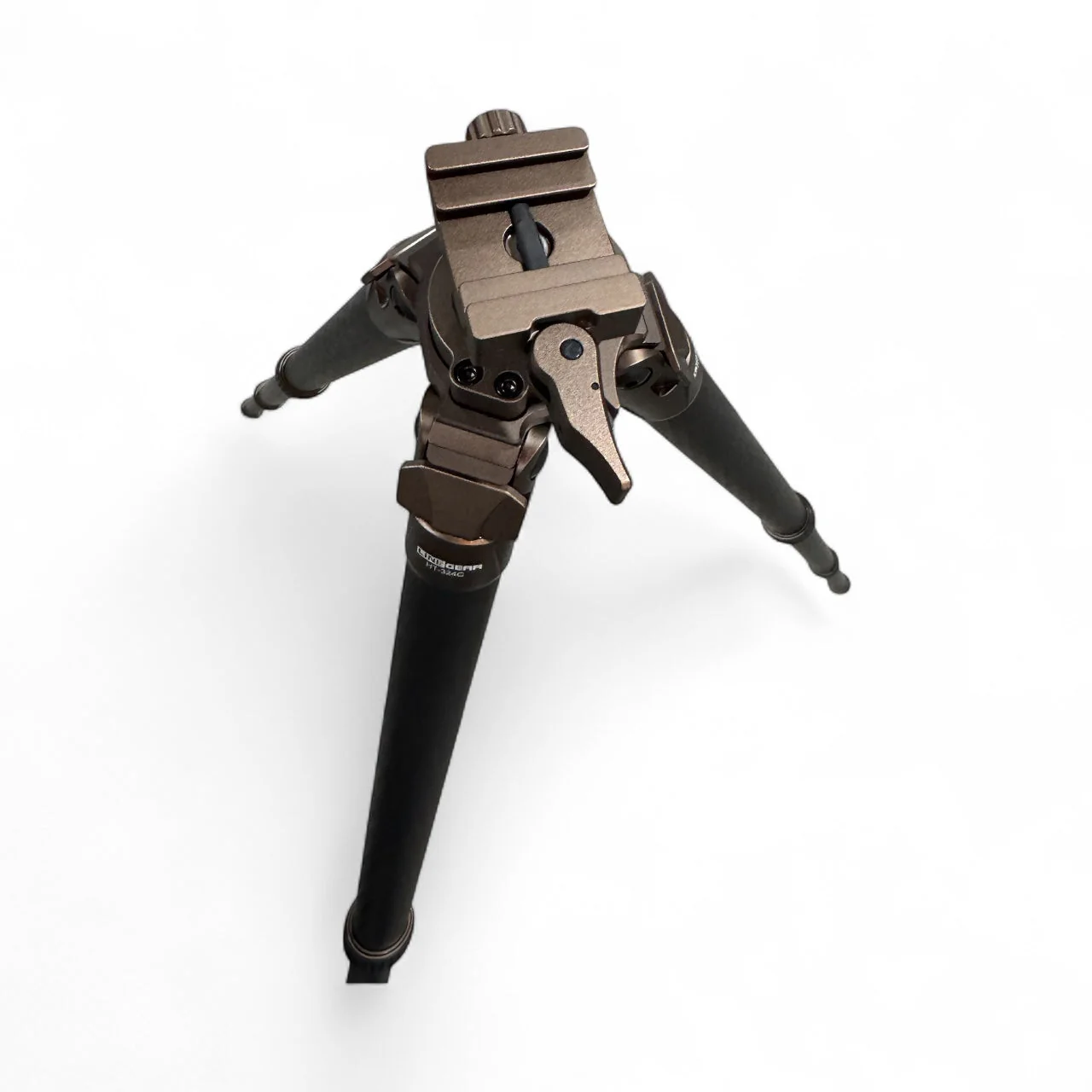 Linkogear Carbon Fiber Tripod – Picatinny/Arca, 64" Max, 66lb Capacity - Brown - Image 2