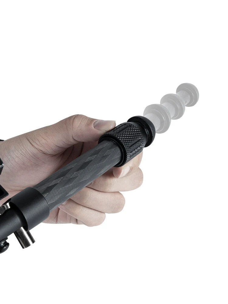 Linkogear HB-C02M Bipod – Black, Carbon Fiber, Quick-Detach, 7-10” Adjust - Image 7