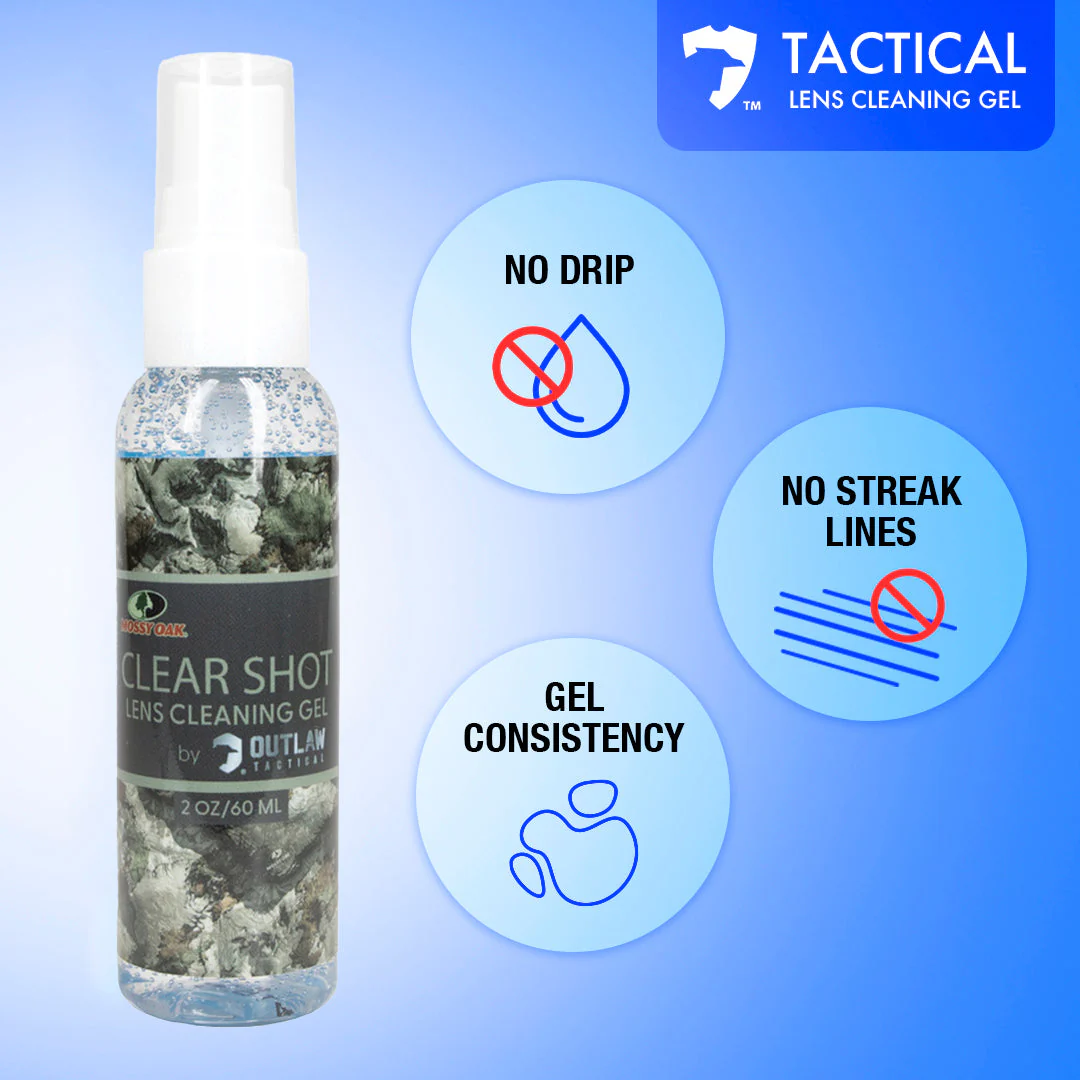 Mossy Oak ClearShot Lens Cleaner Spray & Anti-Fog Solution - Image 3