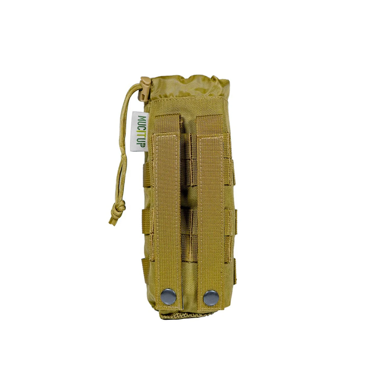 MUCITUP MUCTAC MOLLE Water Bottle Holder 500D Nylon Pouch – Black, Camo, Khaki - Image 6