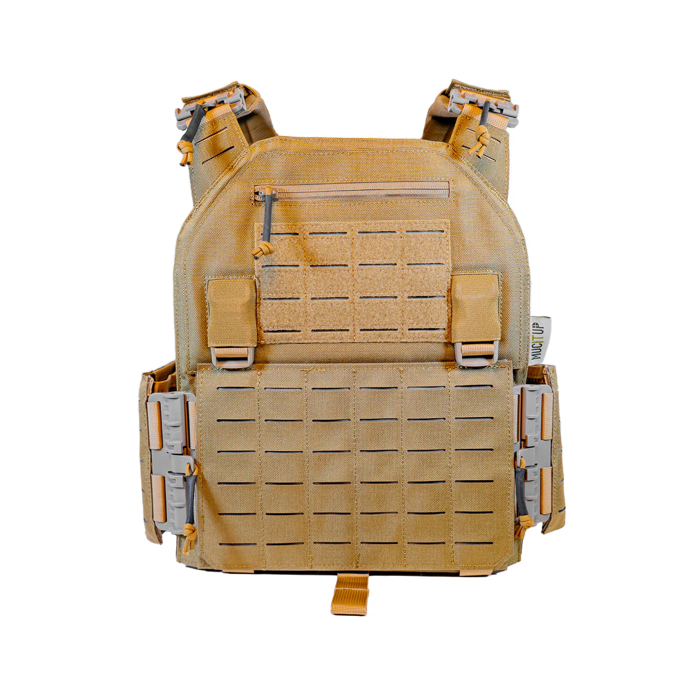 MUCITUP MUCTAC Plate Carrier 10x12 – 1050D Nylon – Quick Release – Laser Cut MOLLE – Texas - Image 6