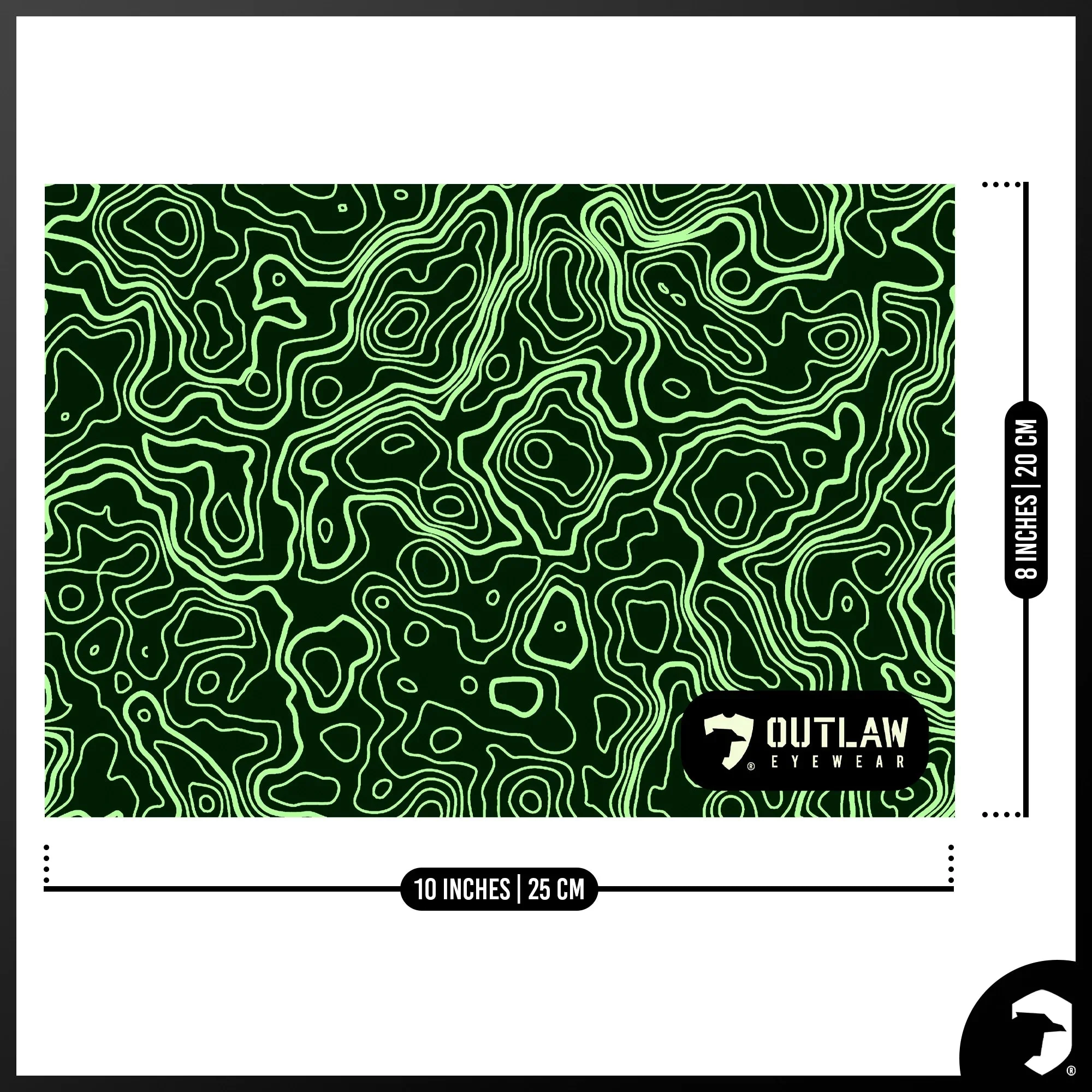 OutLaw Eyewear NVG Camo Oversized Cleaning Cloth - Image 3