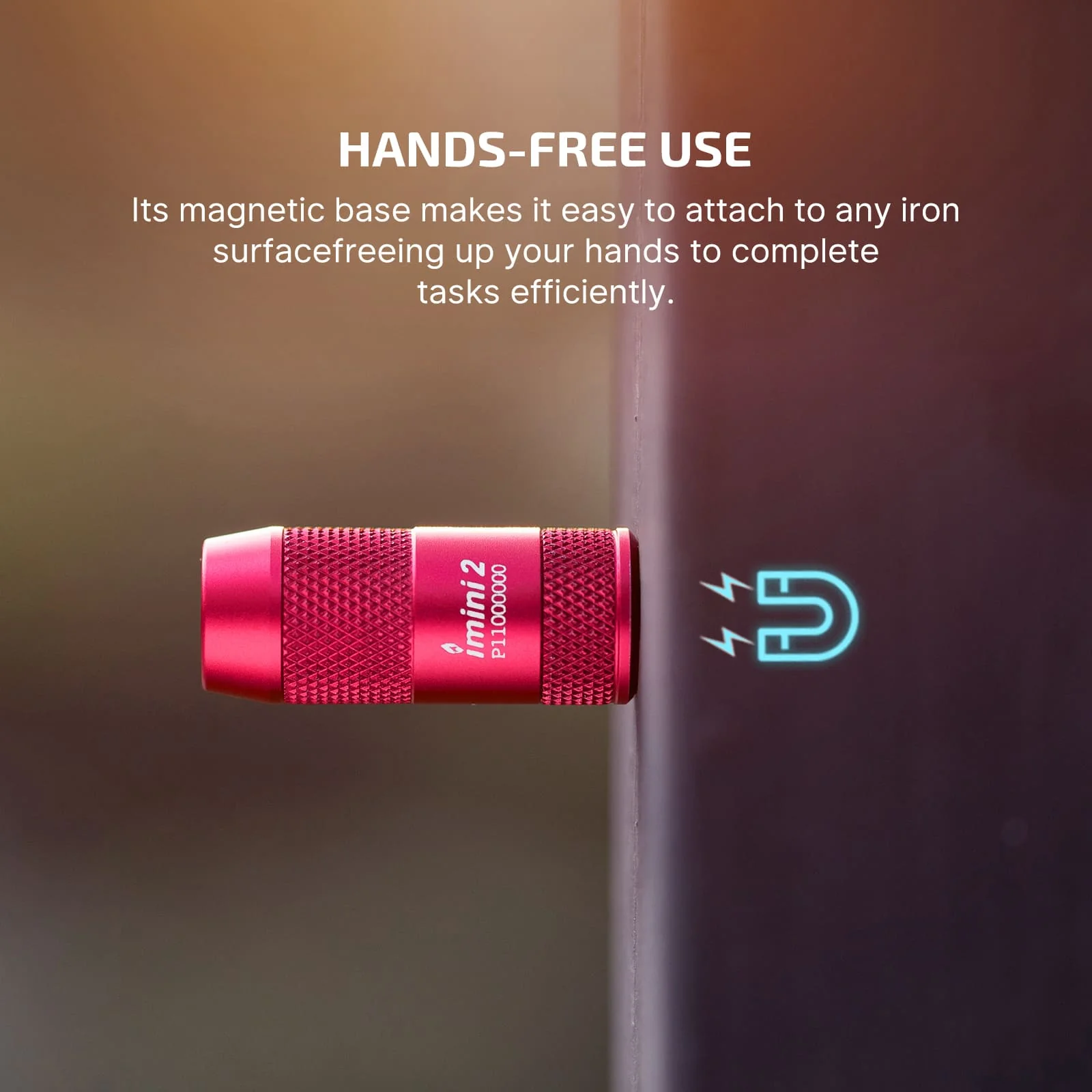 Olight iMini 2 Rechargeable Magnetic Mini Flashlight 50 Lumens EDC Keychain Light - Image 12