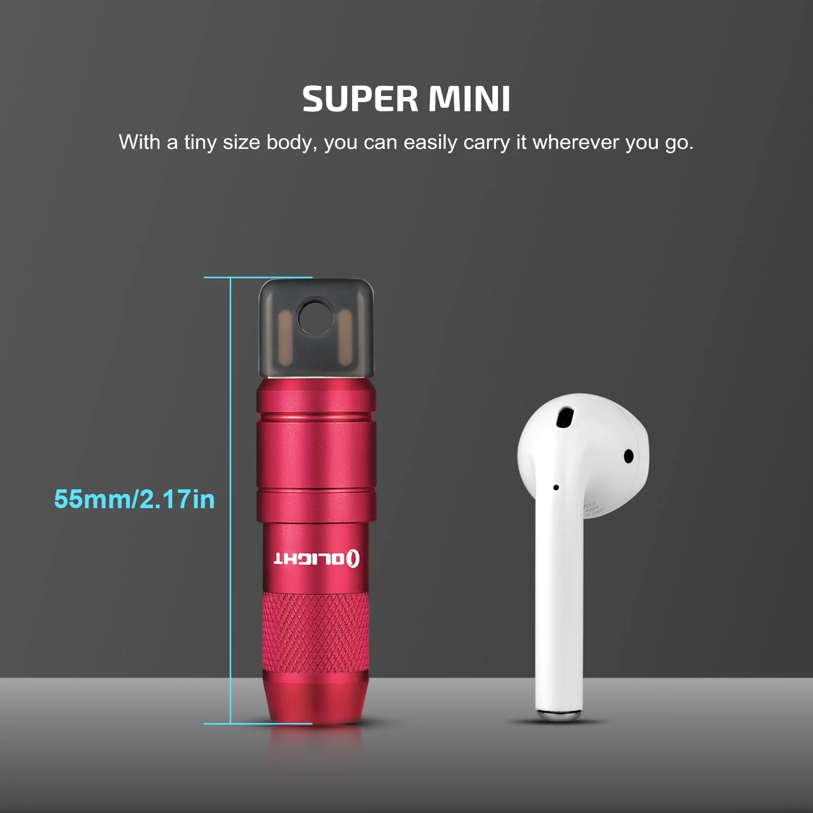 Olight iMini 2 Rechargeable Magnetic Mini Flashlight 50 Lumens EDC Keychain Light - Image 13