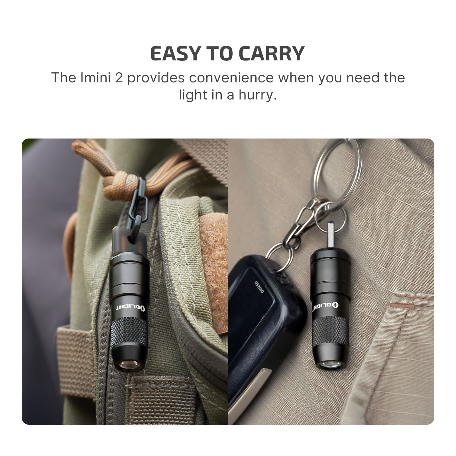 Olight iMini 2 Rechargeable Magnetic Mini Flashlight 50 Lumens EDC Keychain Light - Image 8