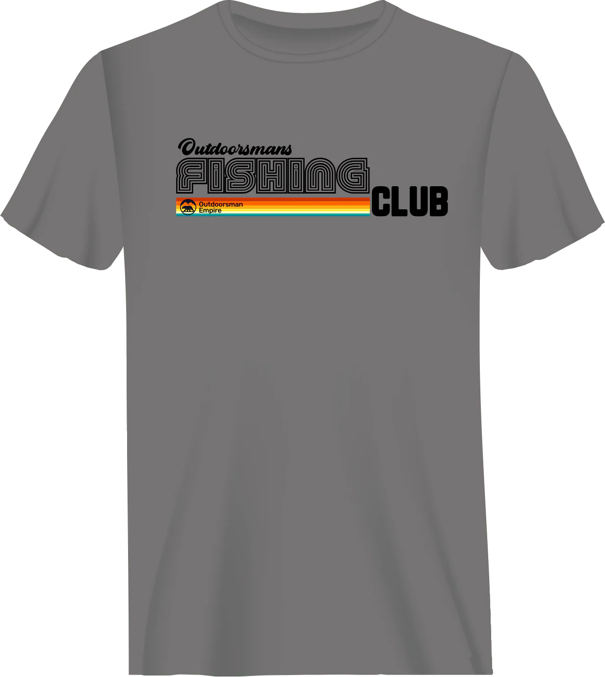 Outdoorzees Outdoorsman Fishing Club Disco Man T-Shirt - Image 2