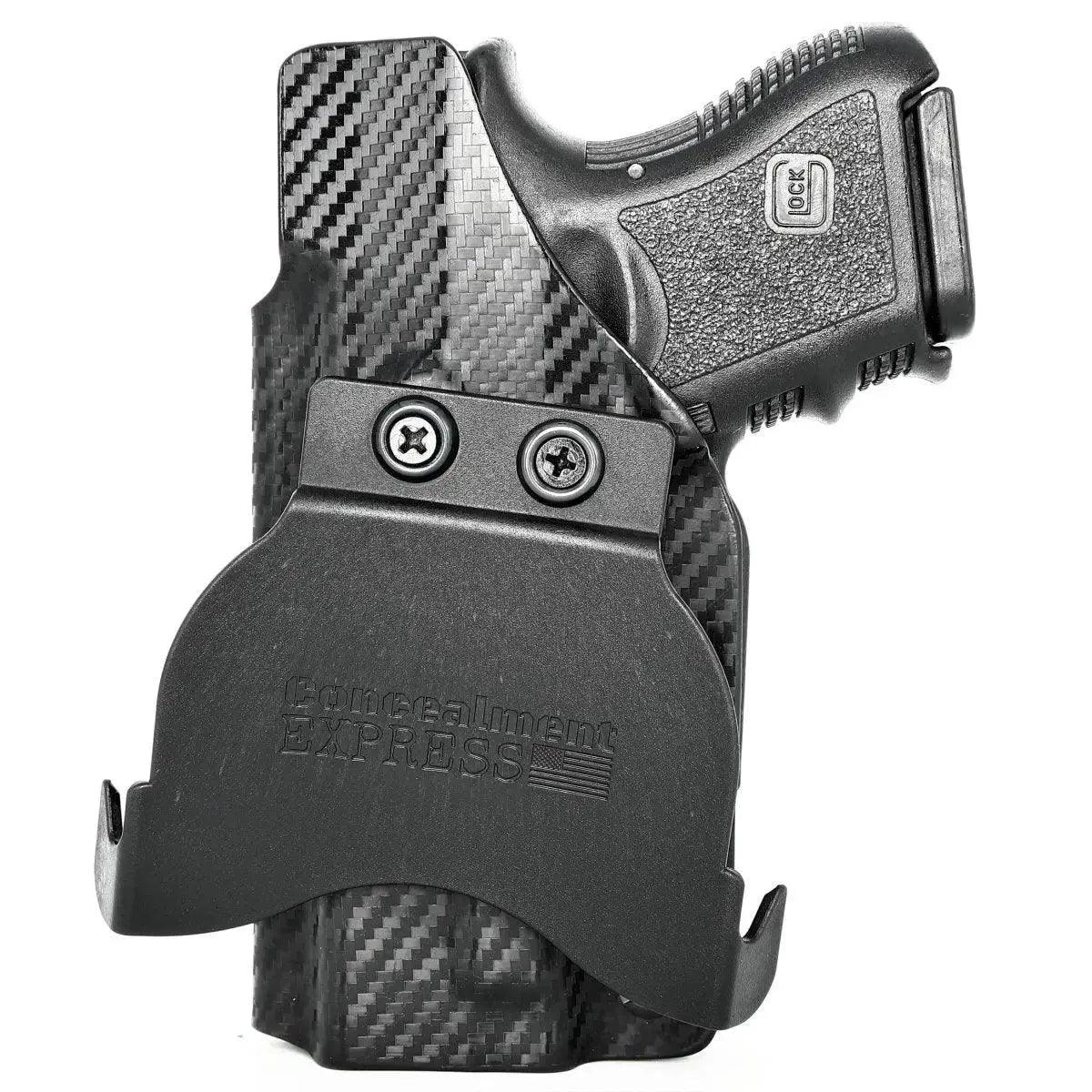 Rounded Gear Paddle Holster fits: Glock 26 27 33
