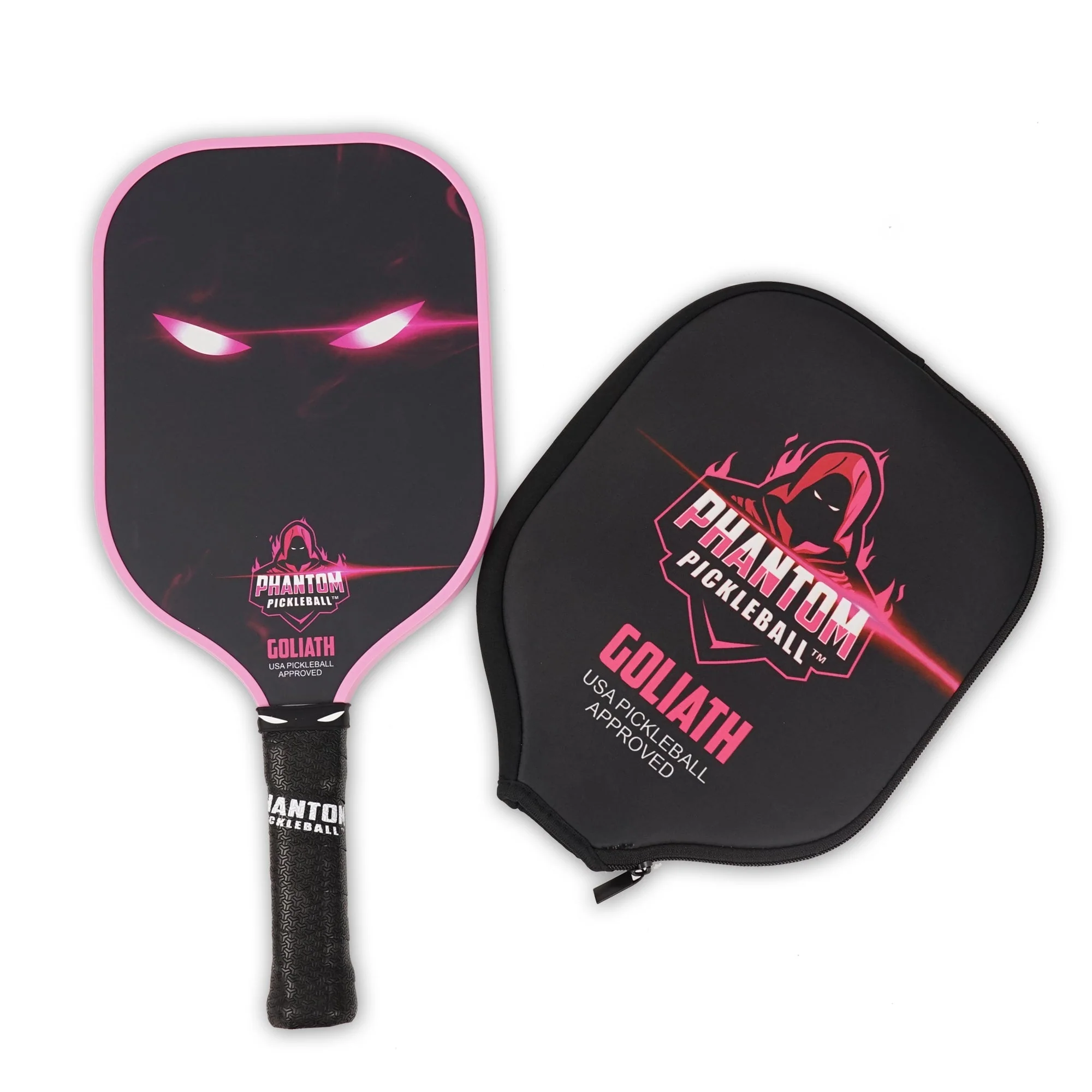 PHANTOM GOLIATH 16MM T800 Carbon Fiber Pickleball Pro Paddle with Cover - Image 16