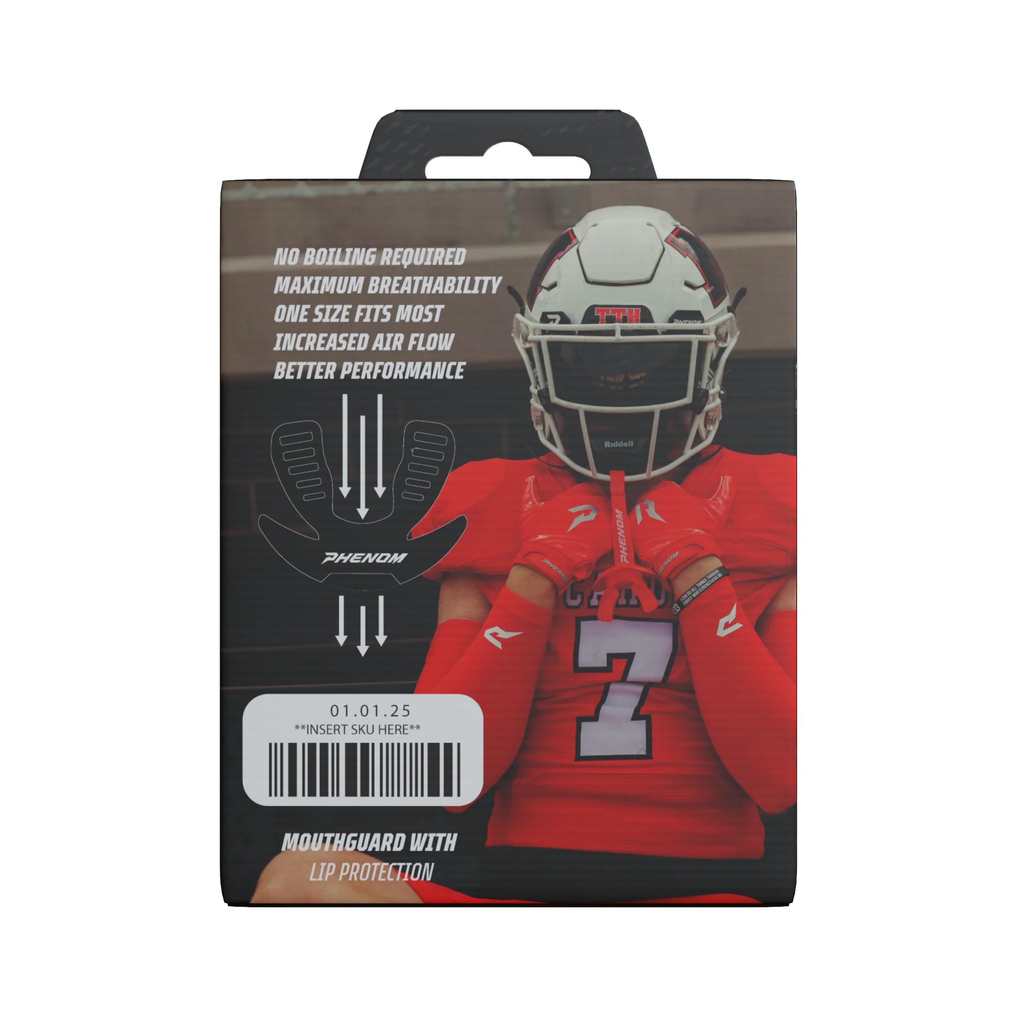 Phenom Elite Hexa-Flow™ 4.0 Football Mouthguard – Team Color Edition (Adult & Youth) - Image 29